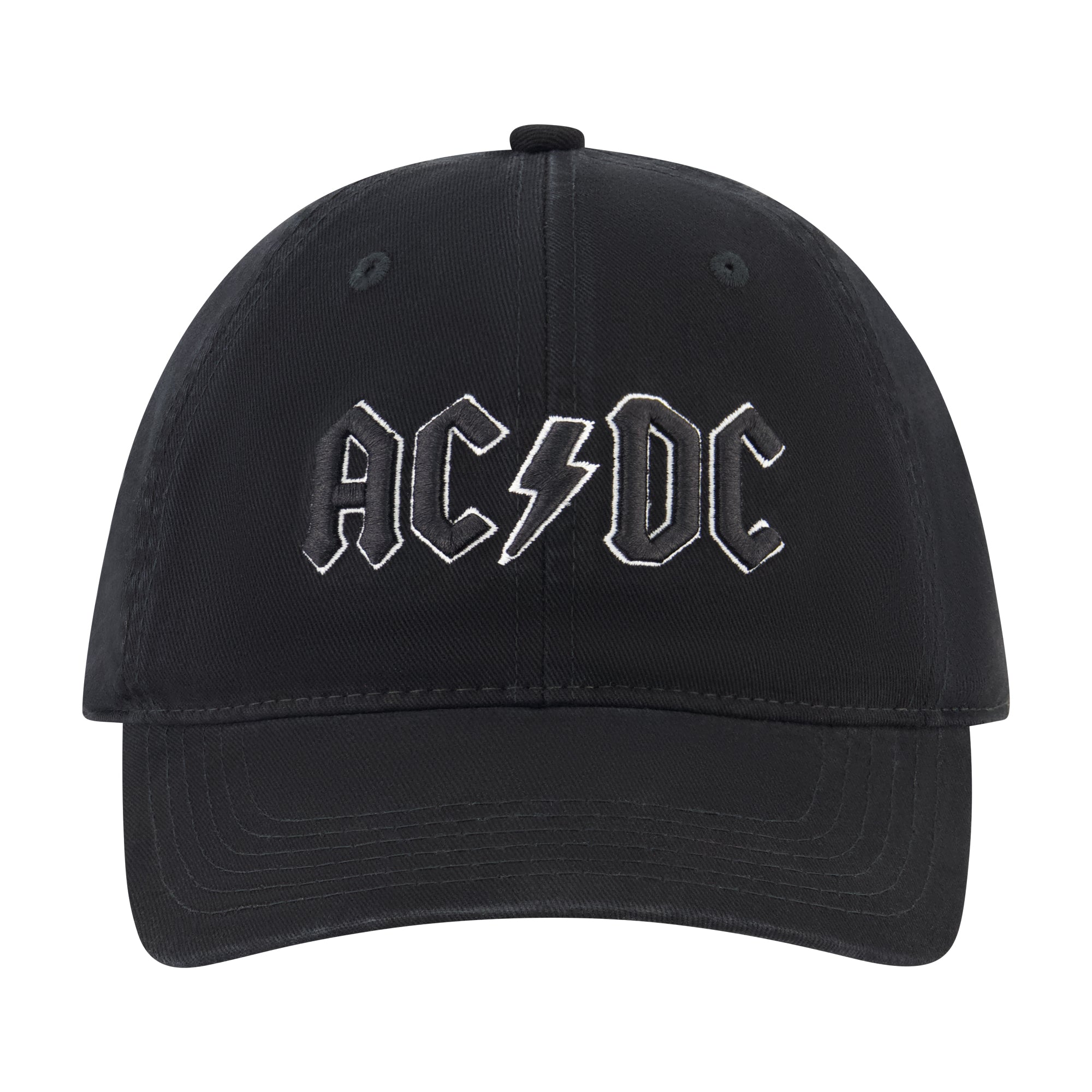 AC/DC Embroidered Logo Baseball Cap – Adjustable Strapback Hat