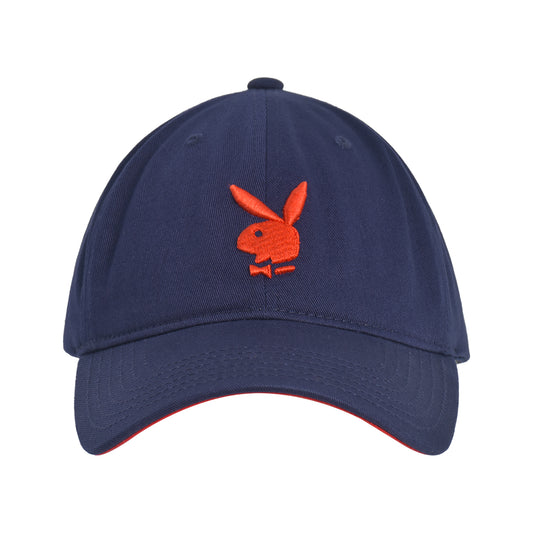 Concept One Playboy Dad Hat, Cotton Twill Adjustable Baseball Cap with Curved Brim