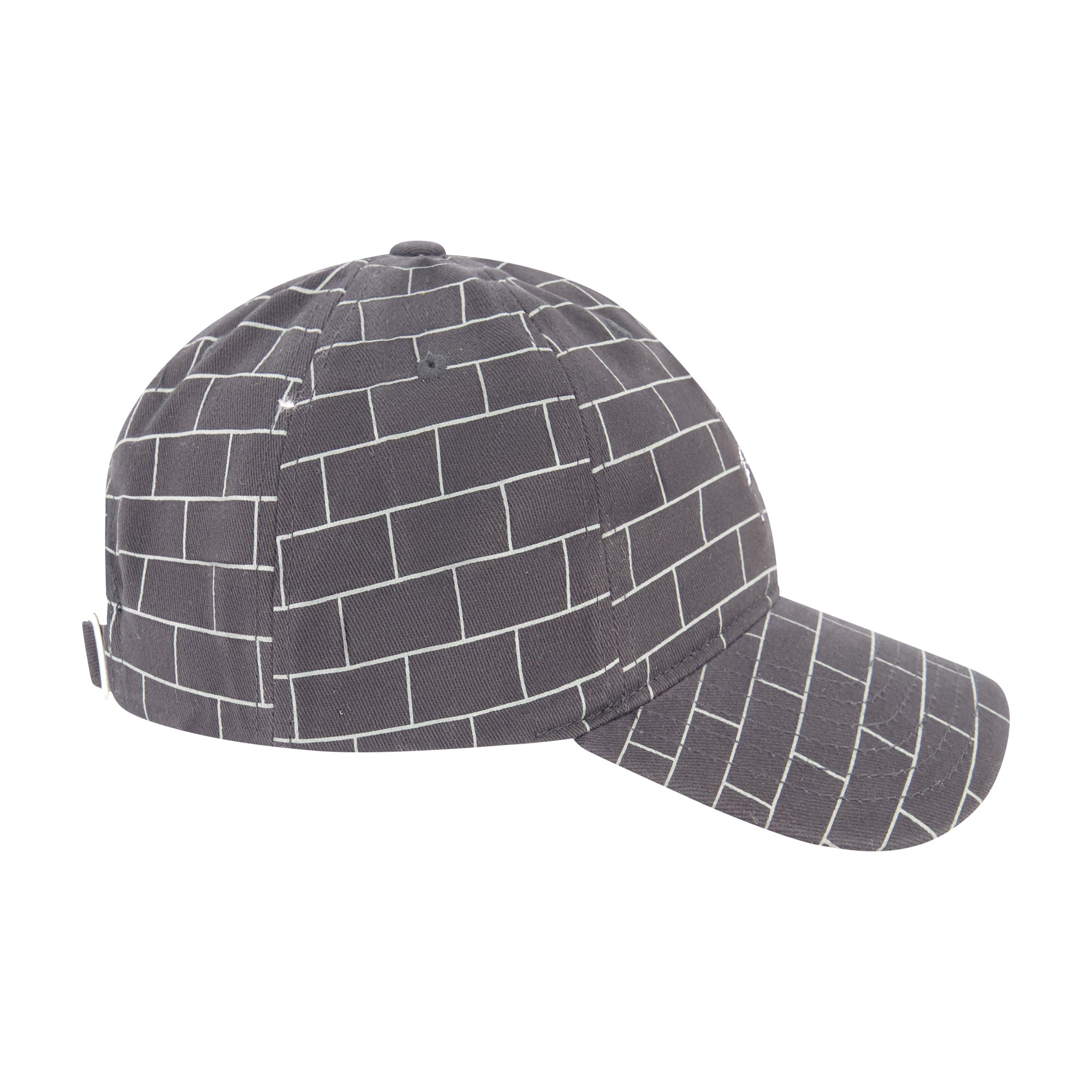 Pink Floyd With Brick All Over Print Adjustable Baseball Curved Hat, Black