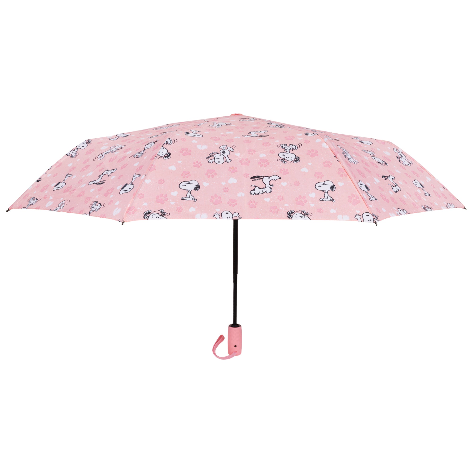 Peanuts Snoopy All-Over Print Automatic Umbrella – Pink