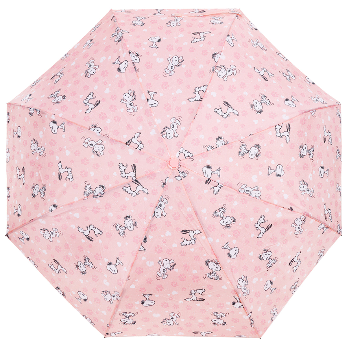 Peanuts Snoopy All-Over Print Automatic Umbrella – Pink
