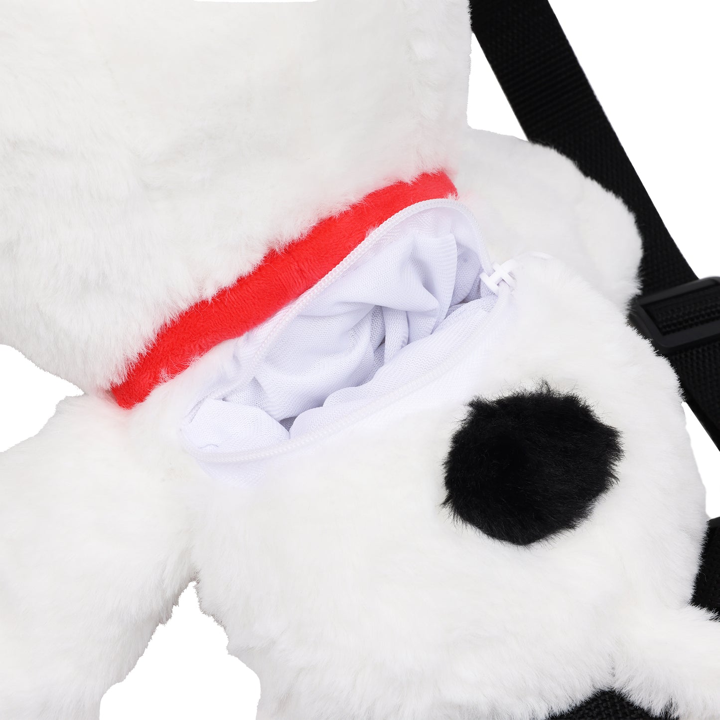 Peanuts Snoopy Red Collar 14" Plush Backpack