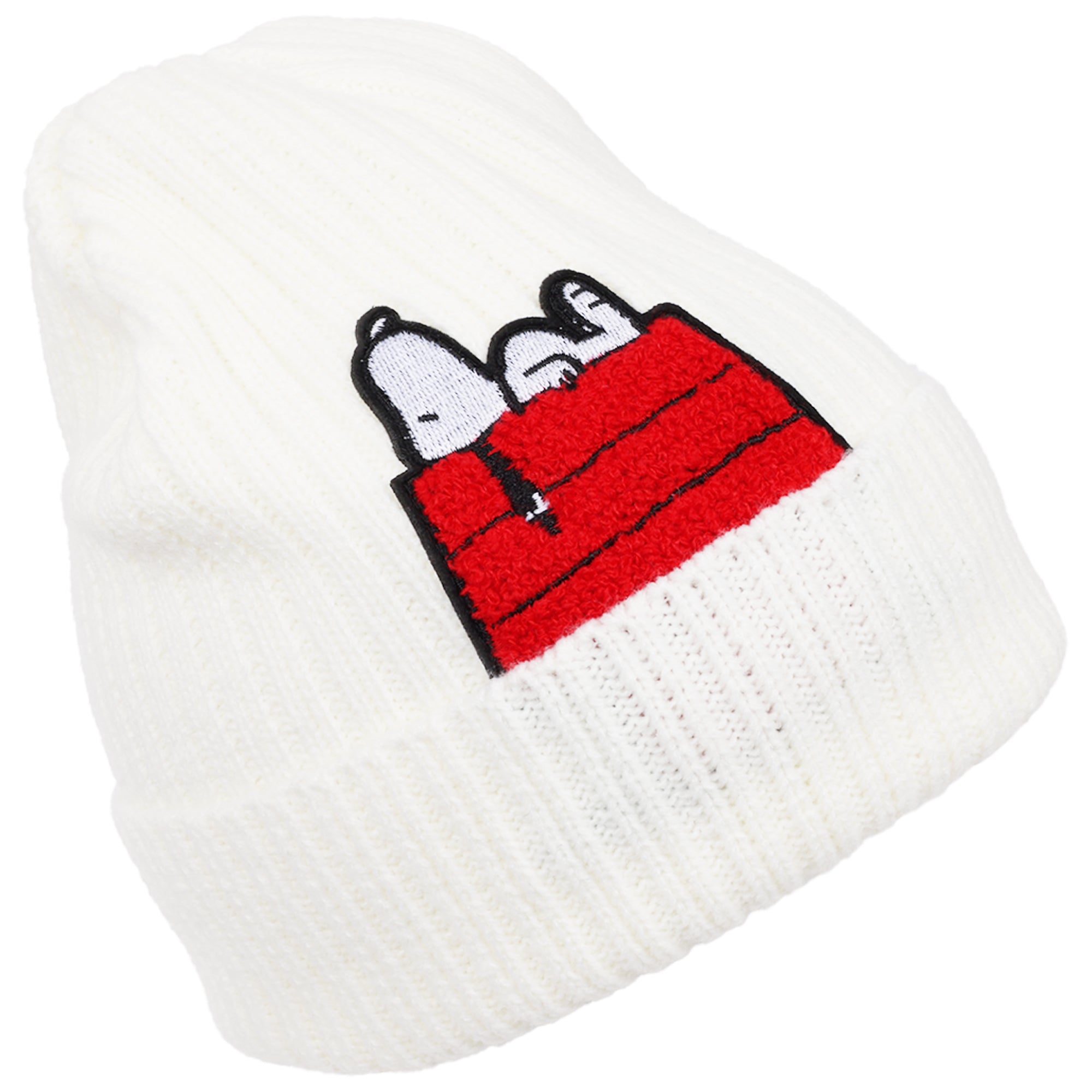 Peanuts Snoopy Red Doghouse Scarf and Beanie Set