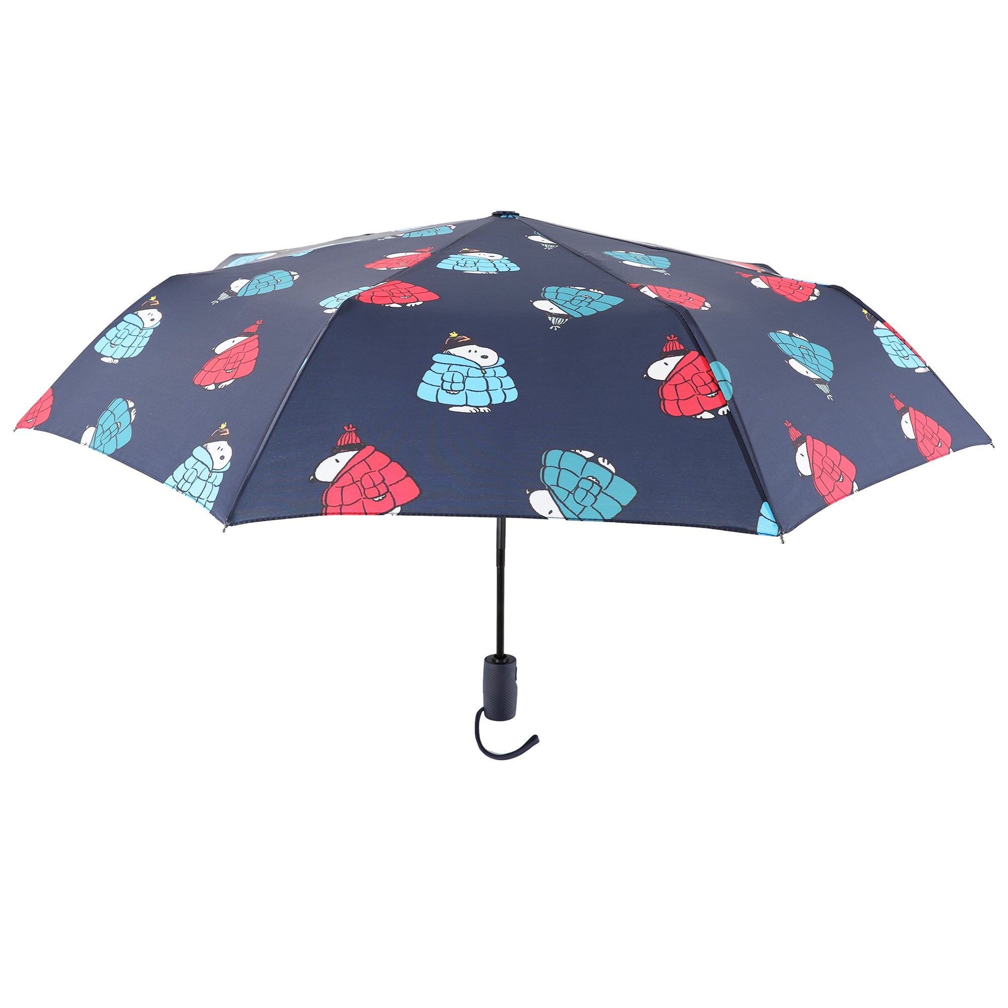 Peanuts Snoopy Puffer Jacket All-Over Print Auto Open & Close Umbrella
