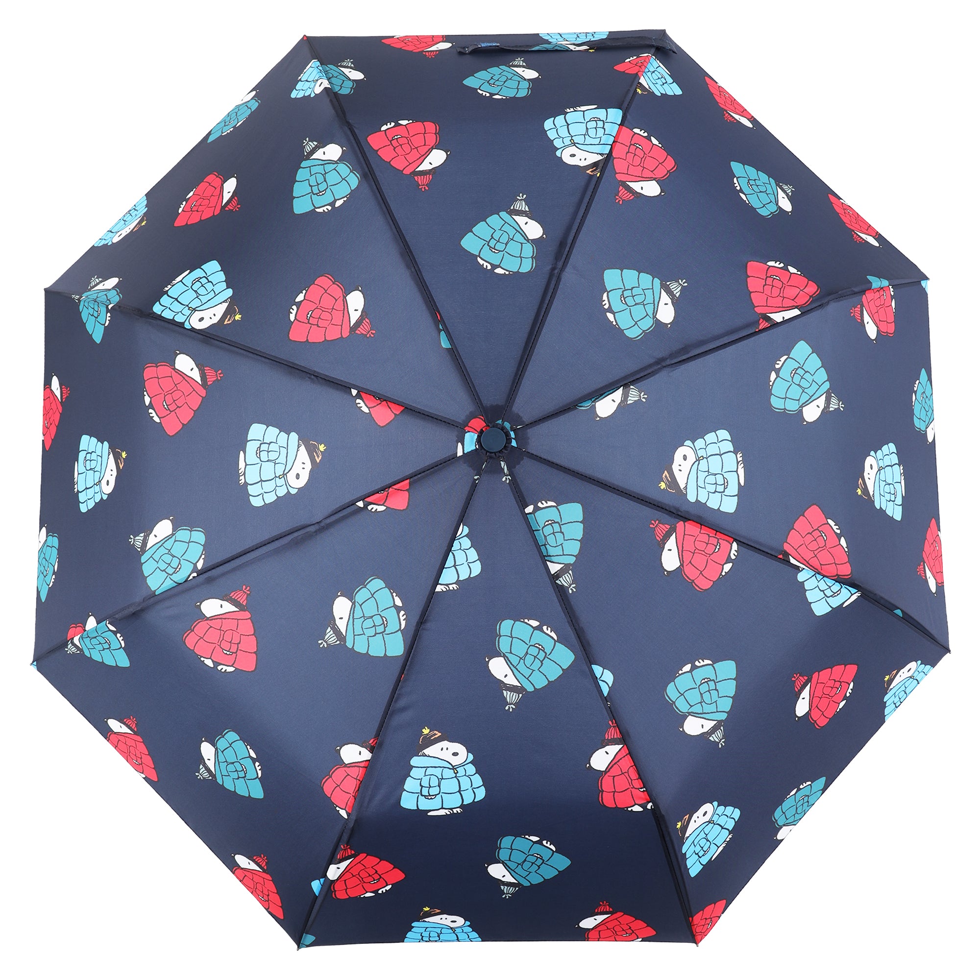 Peanuts Snoopy Puffer Jacket All-Over Print Auto Open & Close Umbrella