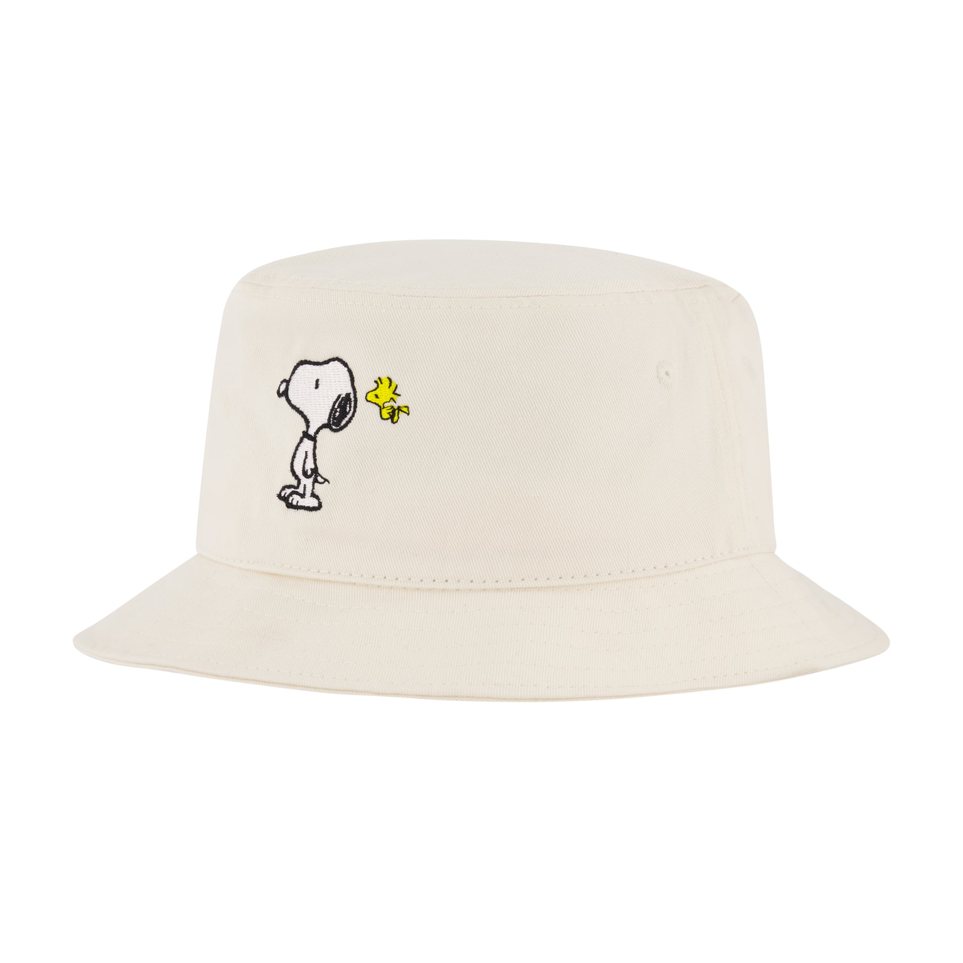 Peanuts Snoopy And Woodstock Bucket Hat, Beige - Main Image