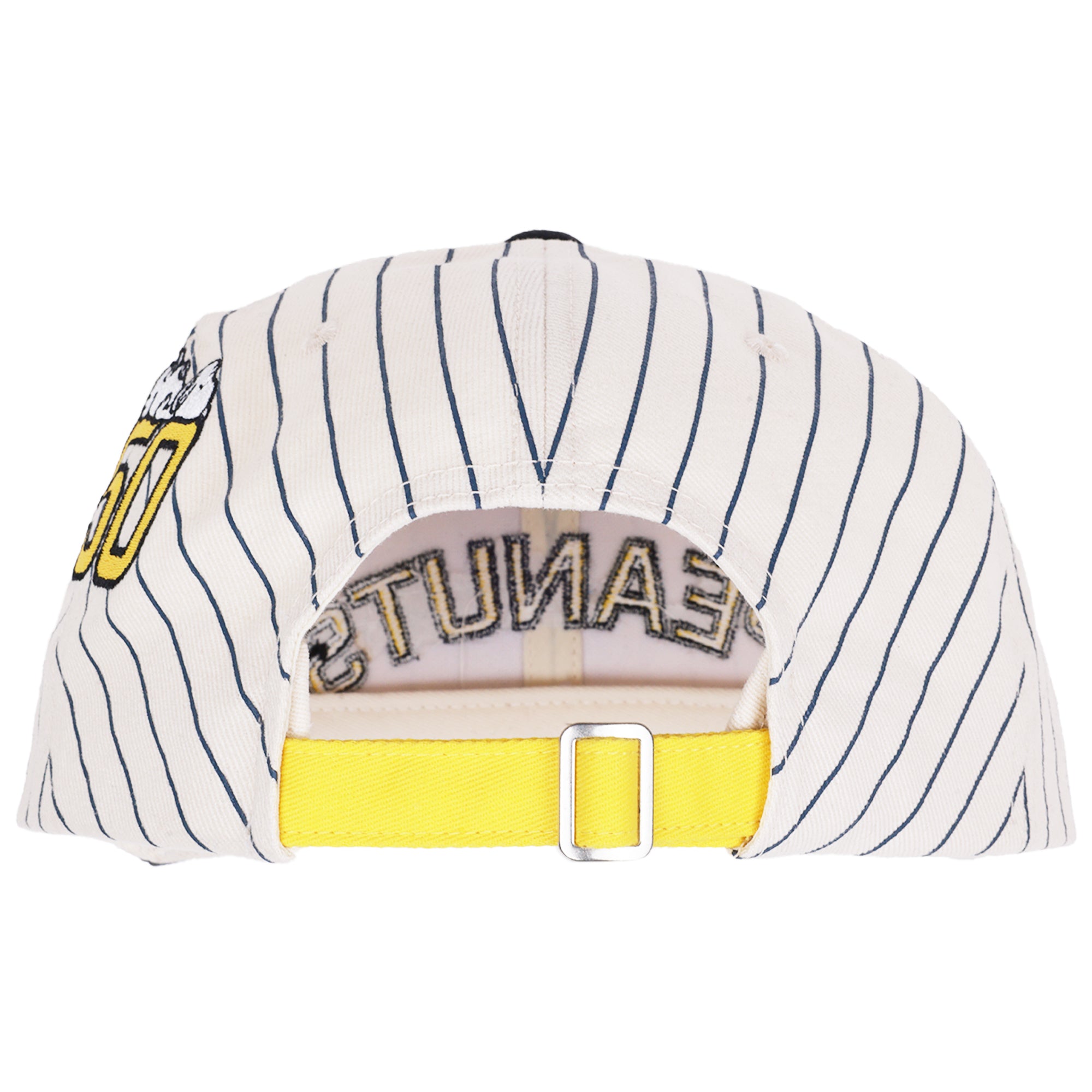 Peanuts Vintage Pinstripe Snapback Cap – Snoopy Sporting Club Flat Brim Hat