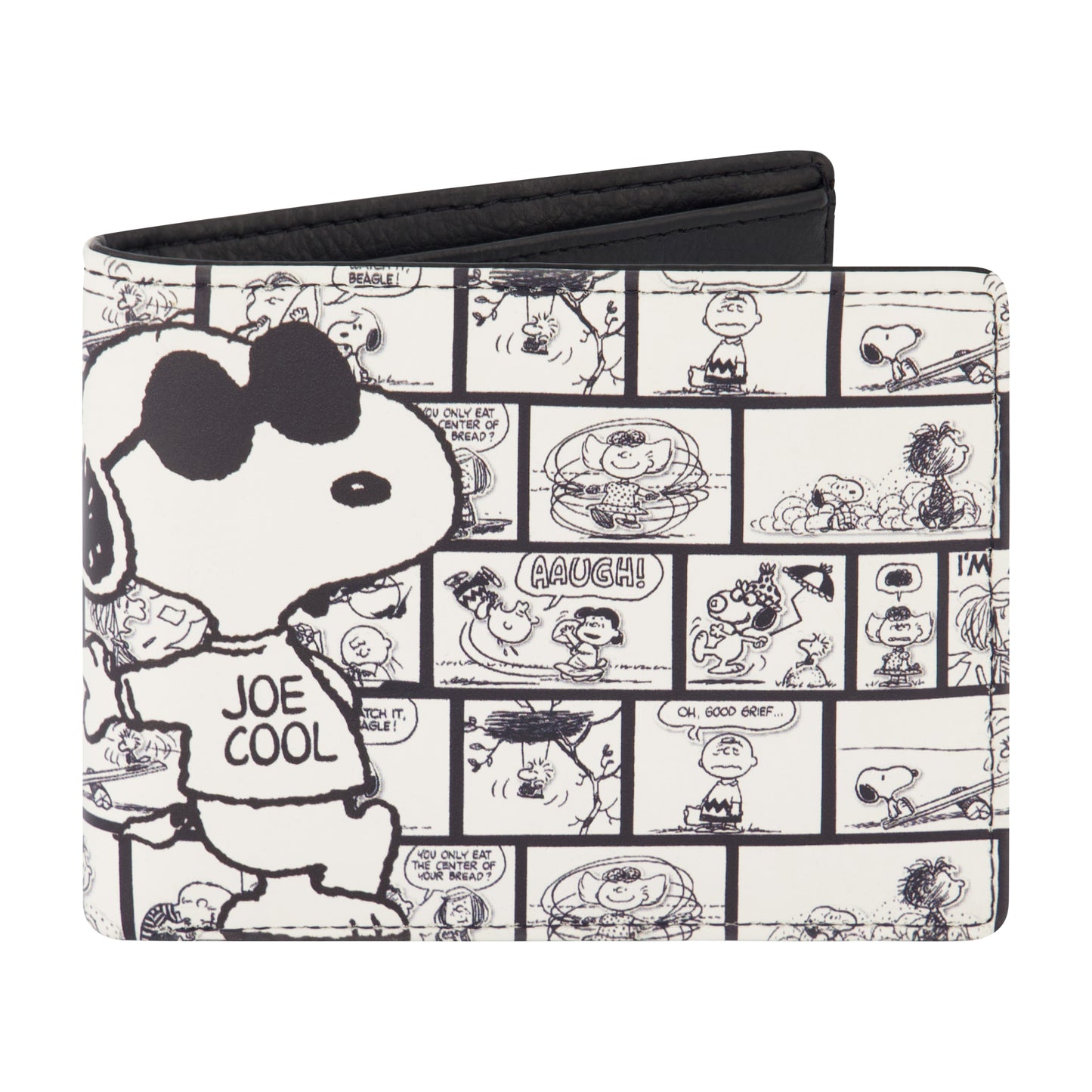 PEANUTS JOE COOL COMIC AOP Bifold Wallet, Slim Wallet with Decorative Tin Unisex