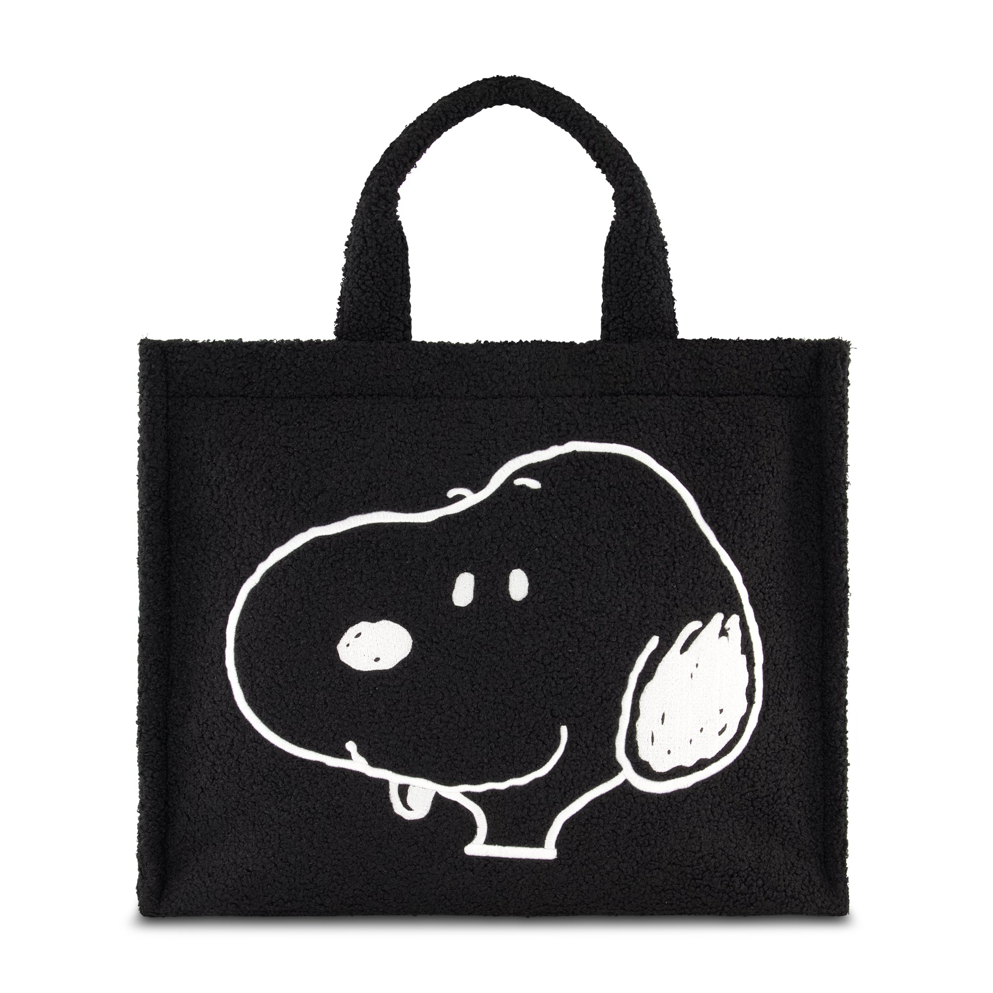 Peanuts Snoopy Black Tote Bag