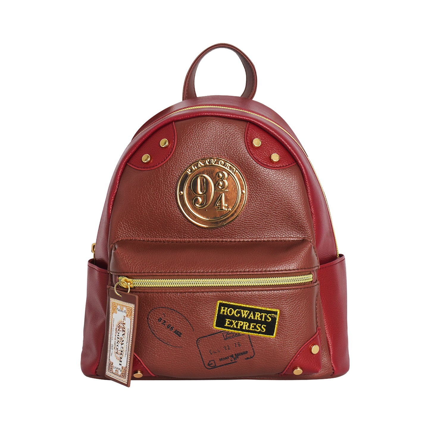 Harry Potter Platform 3/4 Howgarts Express Mini Backpack, BURGUNDY