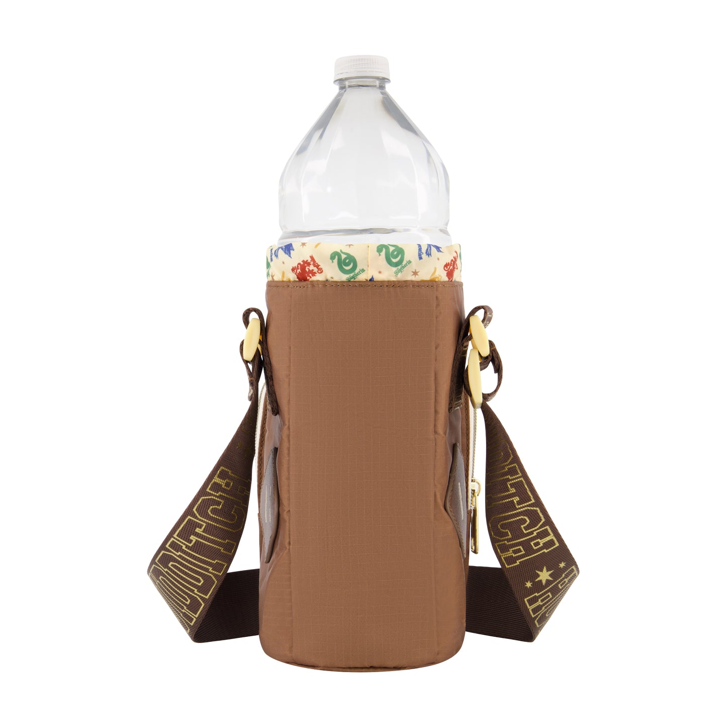 Harry Potter Hogwarts Quidditch Water Bottle Crossbody, Brown