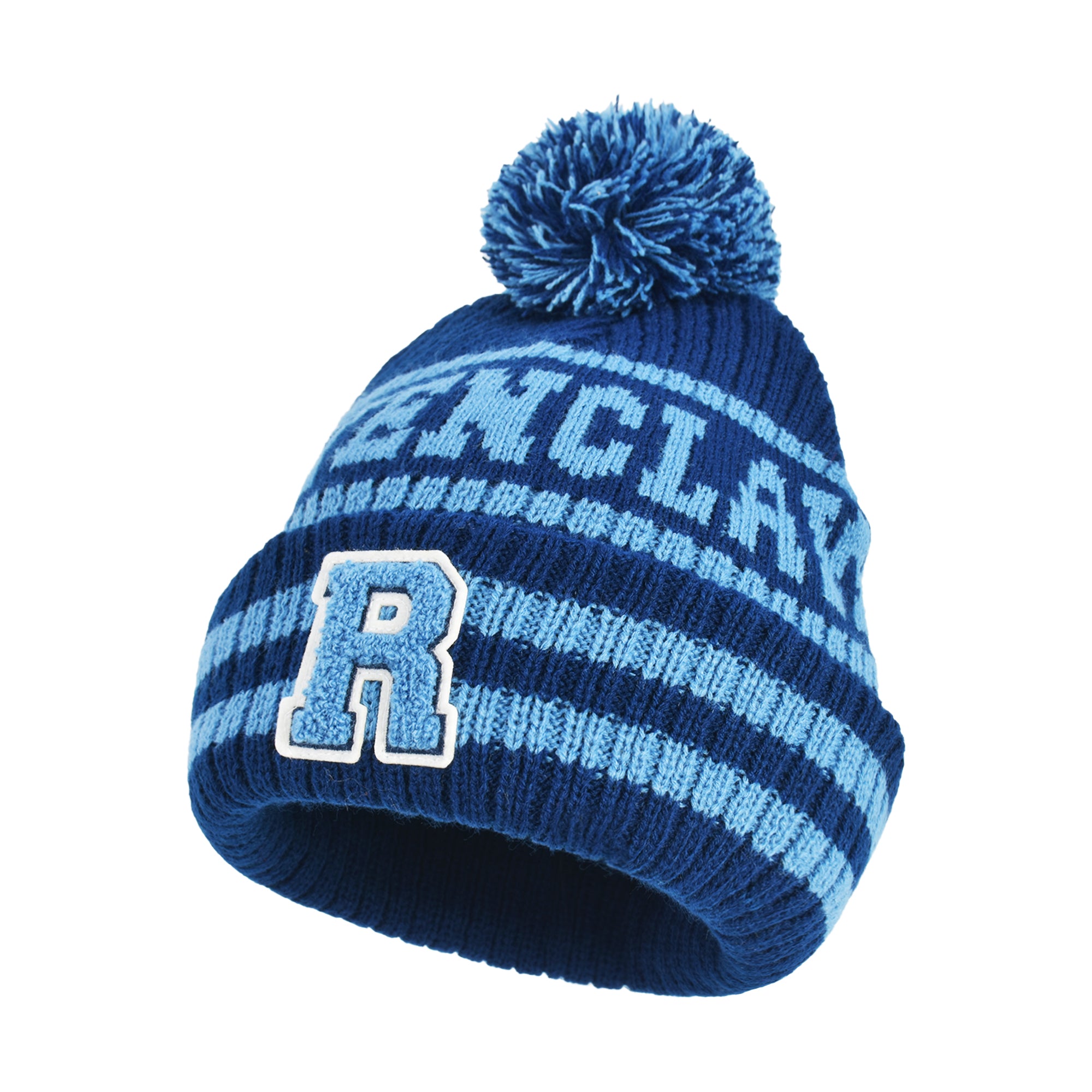 Harry Potter Ravenclaw Collegiate Pom Cuff Beanie,Blue