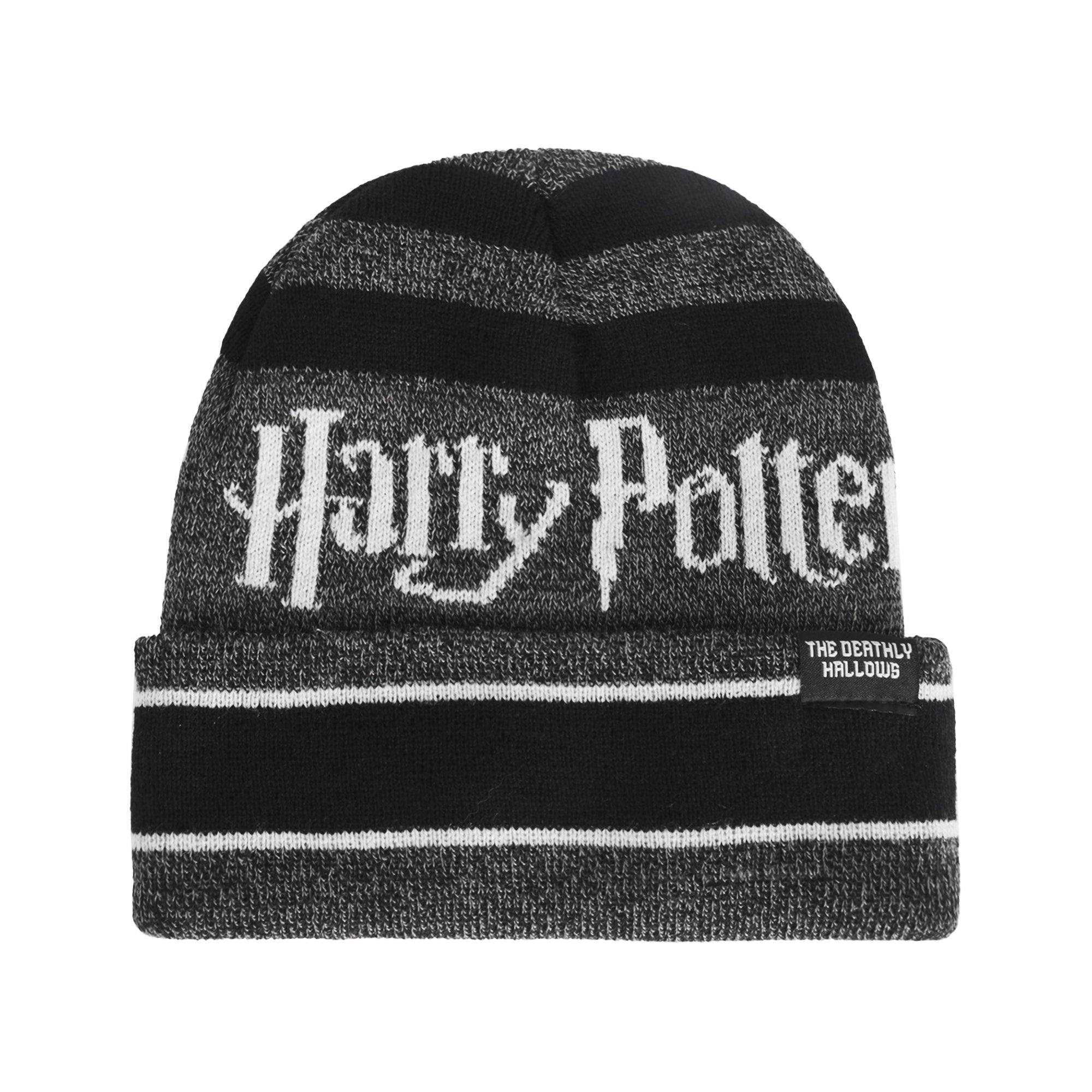 Harry Potter Deathly Hallows Beanie,Black