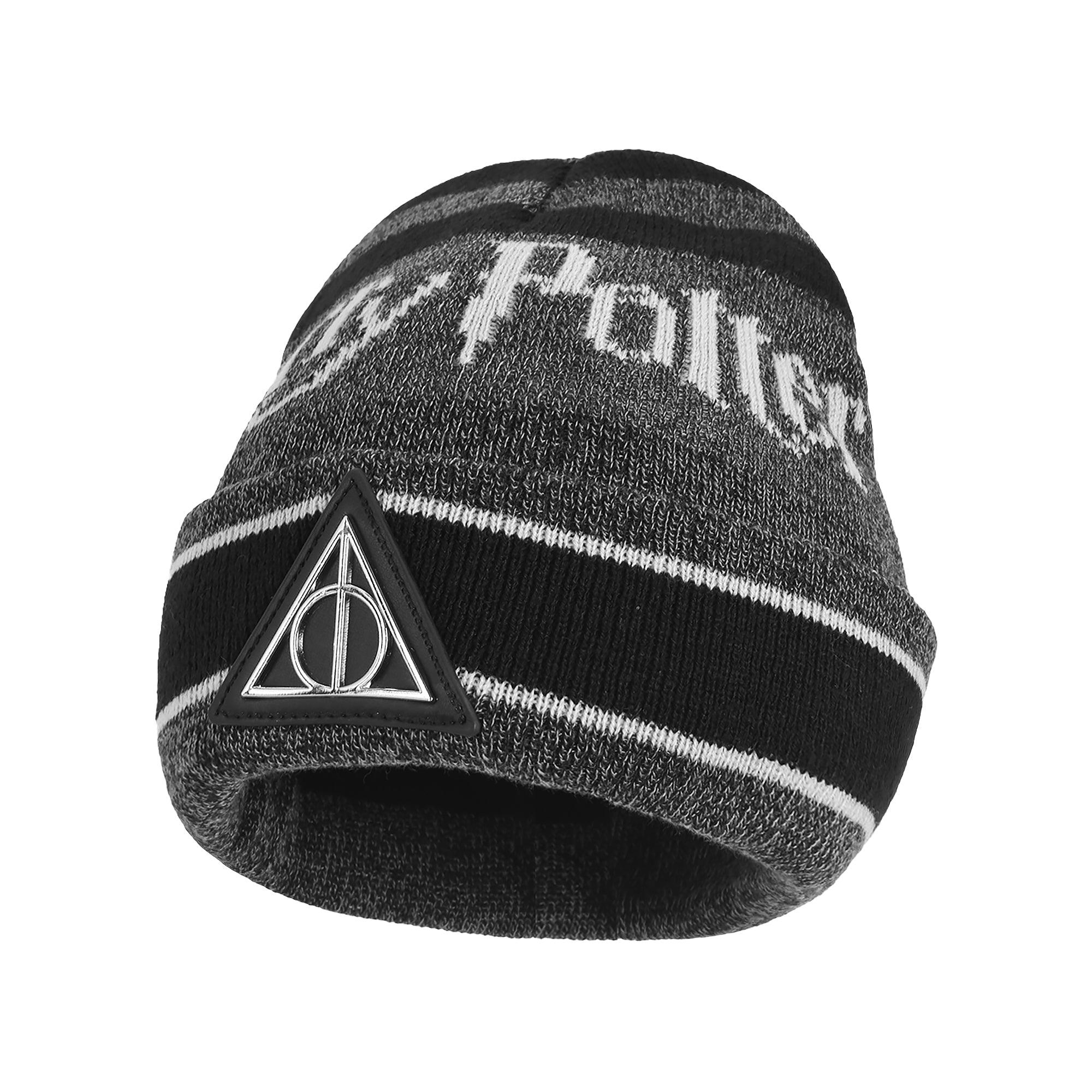 Harry Potter Deathly Hallows Beanie,Black