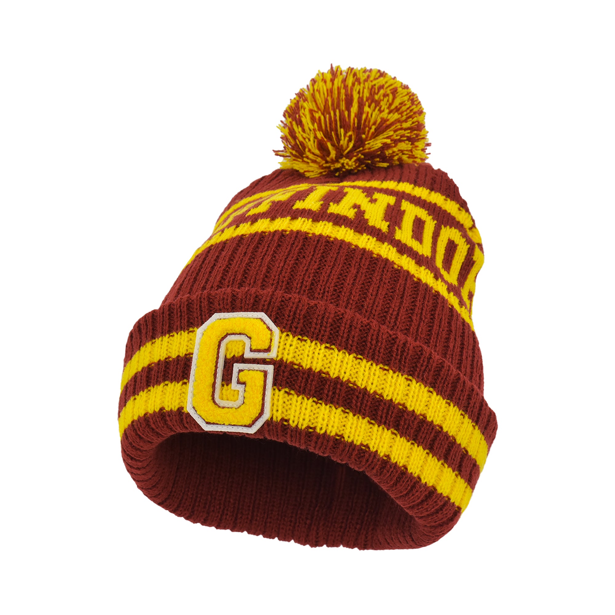 Concept One unisex-adult Harry Potter Beanie Hat and Scarf Set, Hogwarts Collegiate Winter Knit Cap With Cuff and Pom