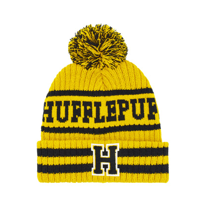 Concept One unisex-adult Harry Potter Beanie Hat and Scarf Set, Hogwarts Collegiate Winter Knit Cap With Cuff and Pom