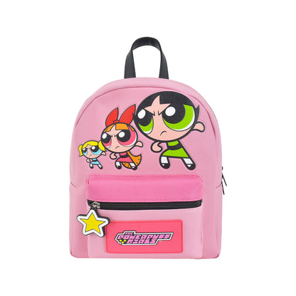 Power Puff Girls Pow Crescent Art Mini Backpack, Multi