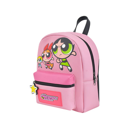 Power Puff Girls Pow Crescent Art Mini Backpack, Multi