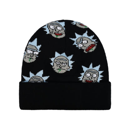 Concept One Rick and Morty Cuff Beanie Hat, Winter Knit Cap