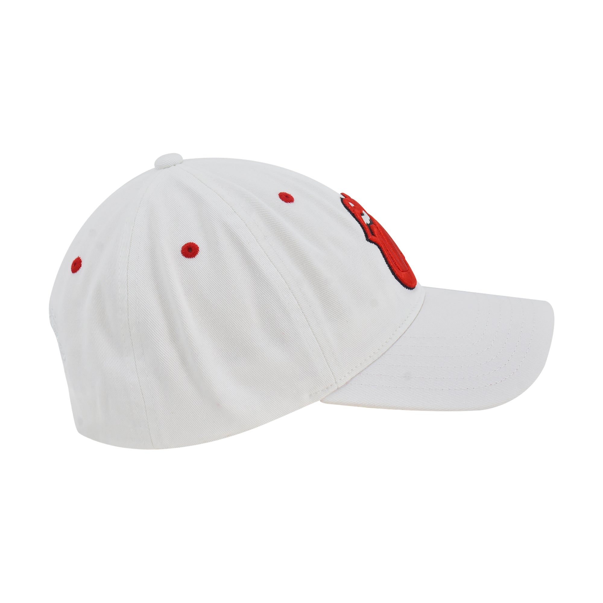 Concept One Rolling Stones Women's Dad Hat, Lips Logo Adjustable Cotton Baseball Cap with Curved Brim