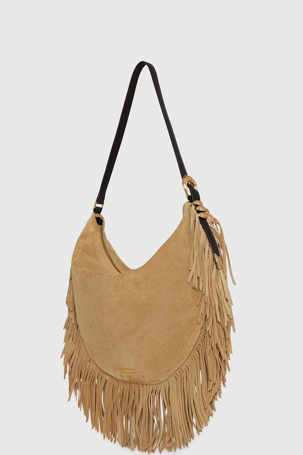 Rebecca Minkoff Billie Fringe Hobo Chestnut / Fondant