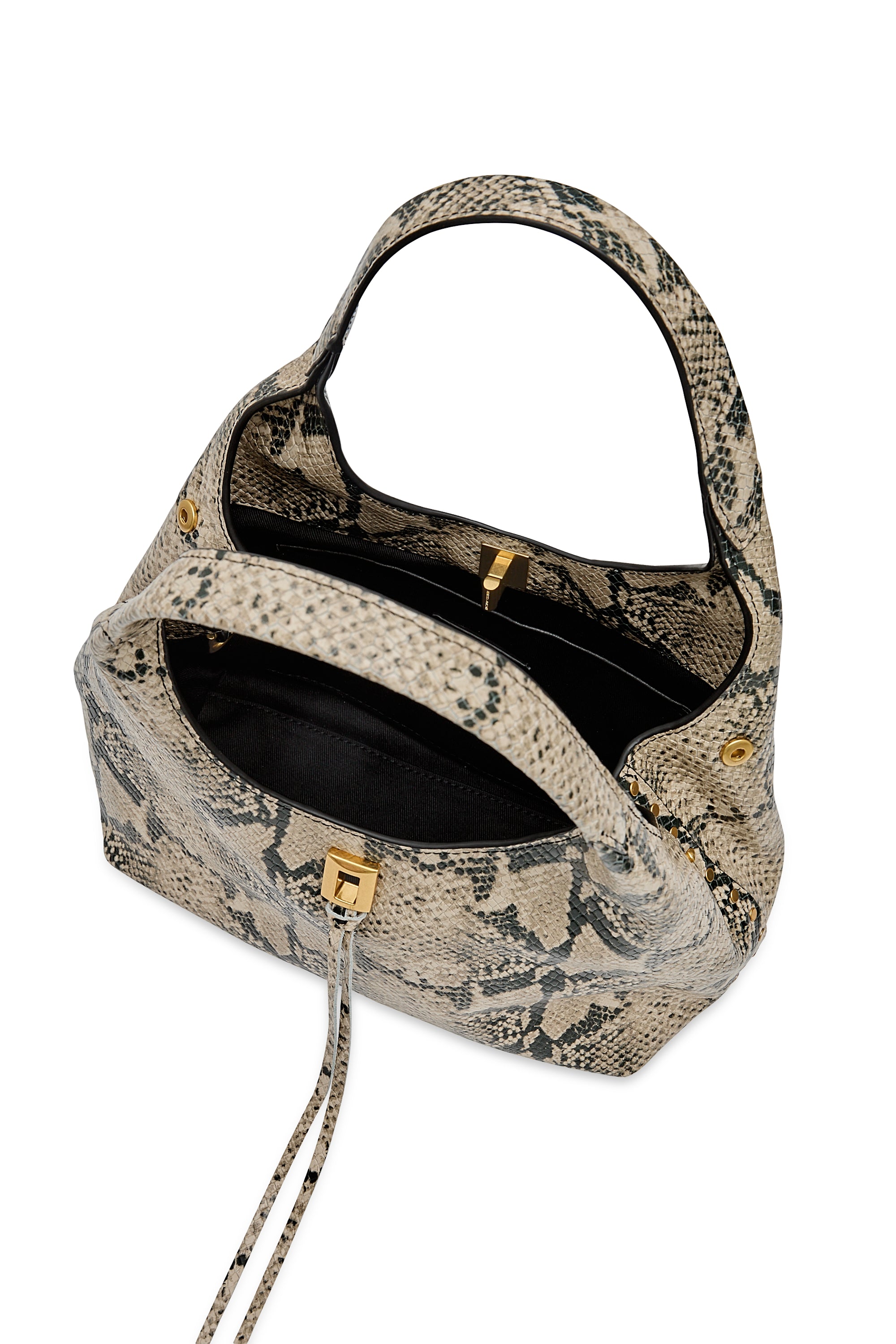 Rebecca Minkoff Darren Carrysome Snake Print Shoulder Bag