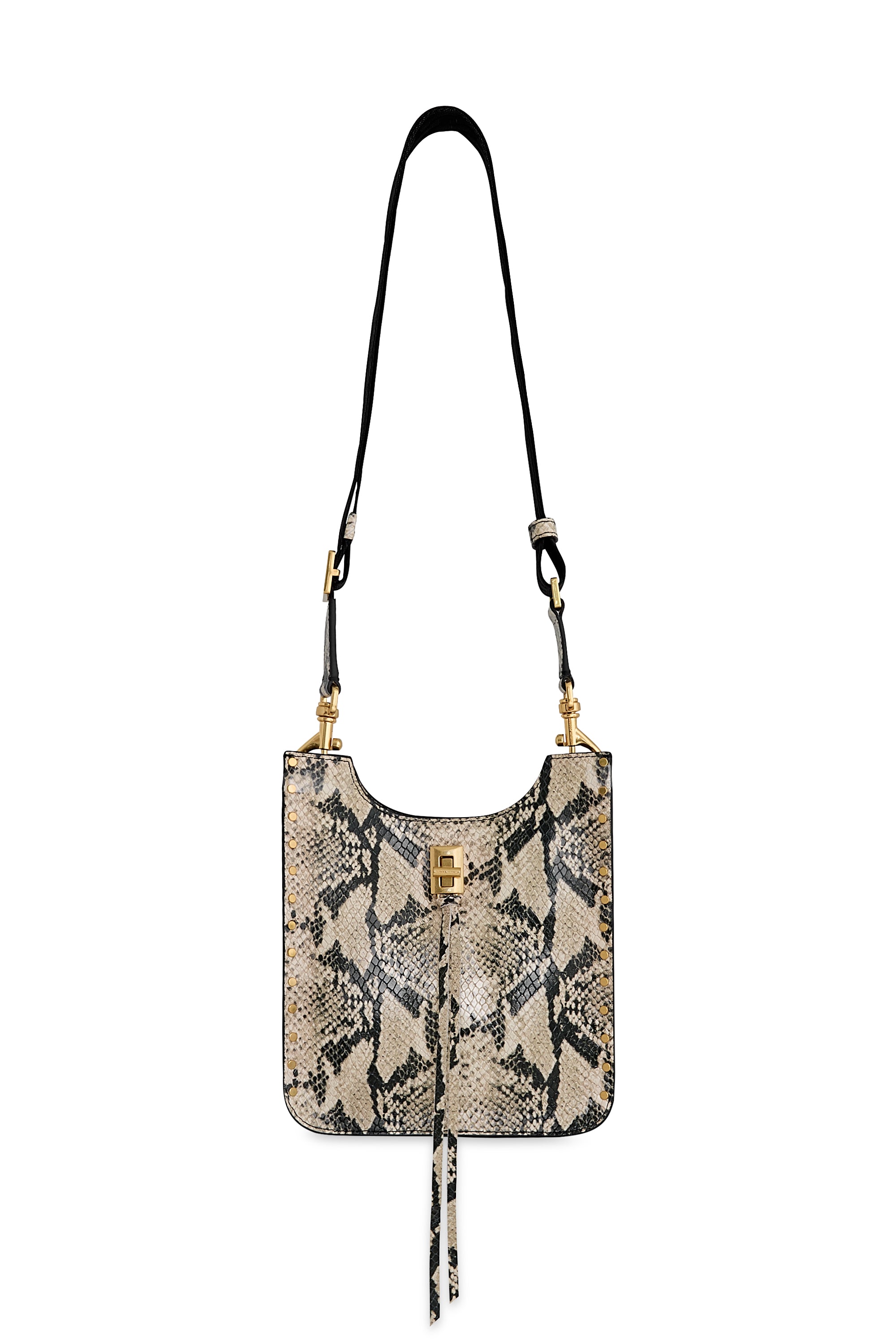 Rebecca Minkoff Darren Mini Feed Crossbody Bag - Striking snakeskin-inspired print