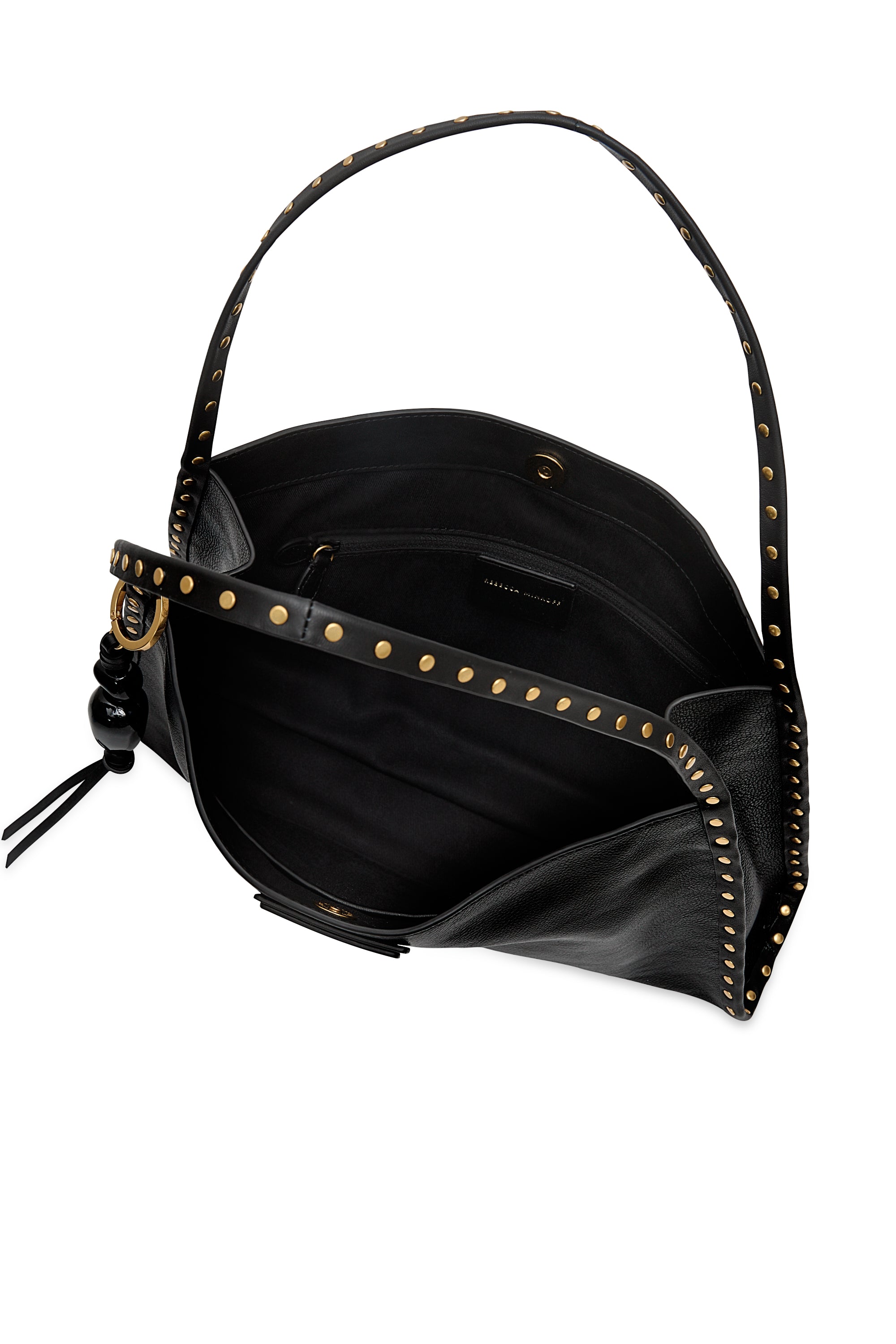 Rebecca Minkoff Dylan Studded Shoulder Bag - Black
