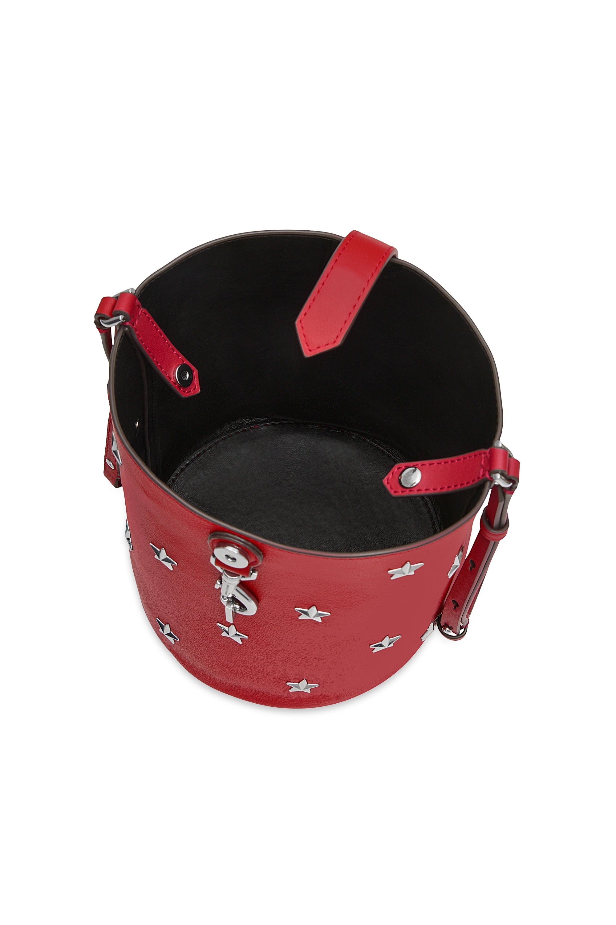 Rebecca Minkoff Megan Small Bucket Leather Bag with Stars