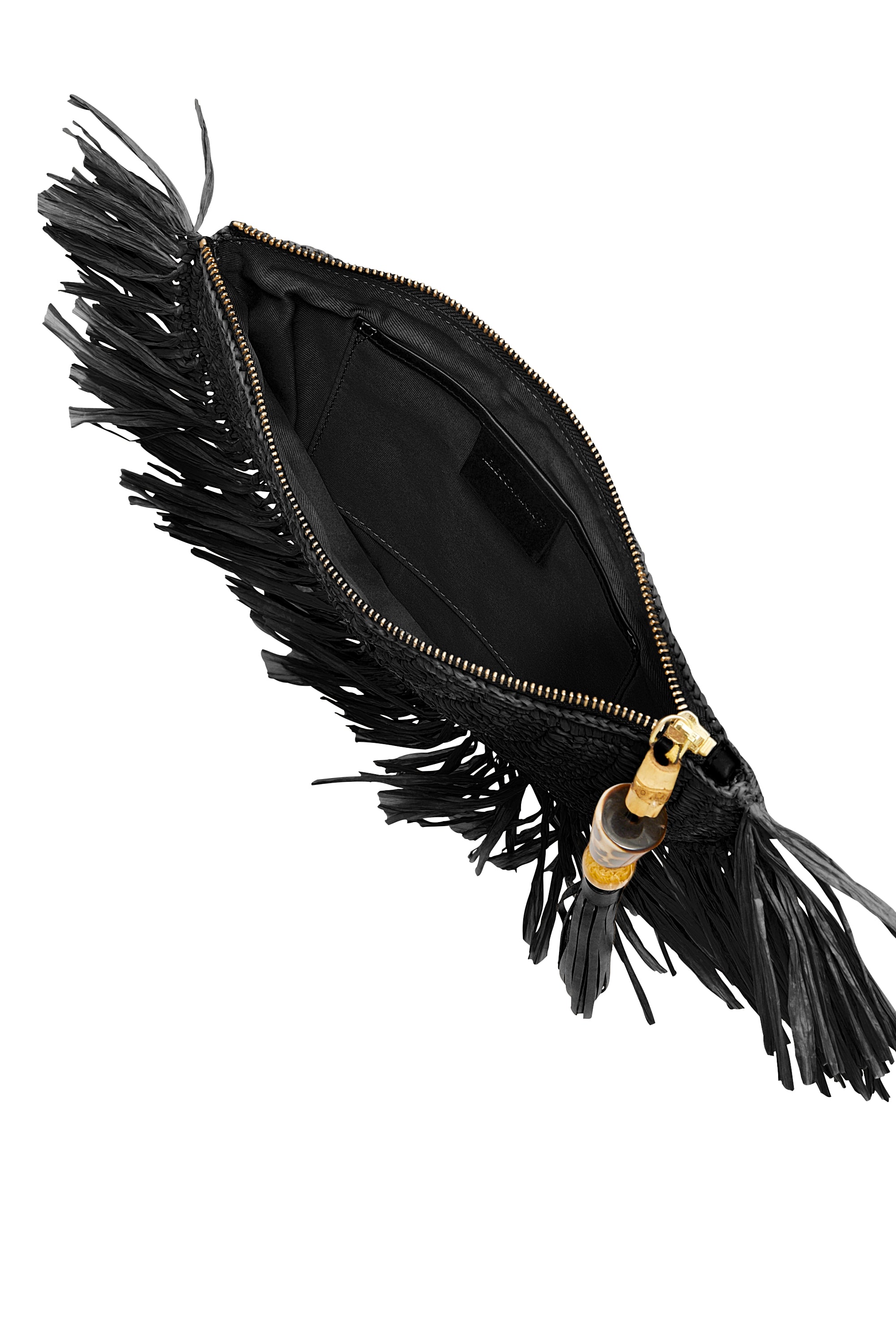 Rebecca Minkoff Lucia Raffia Fringe Clutch