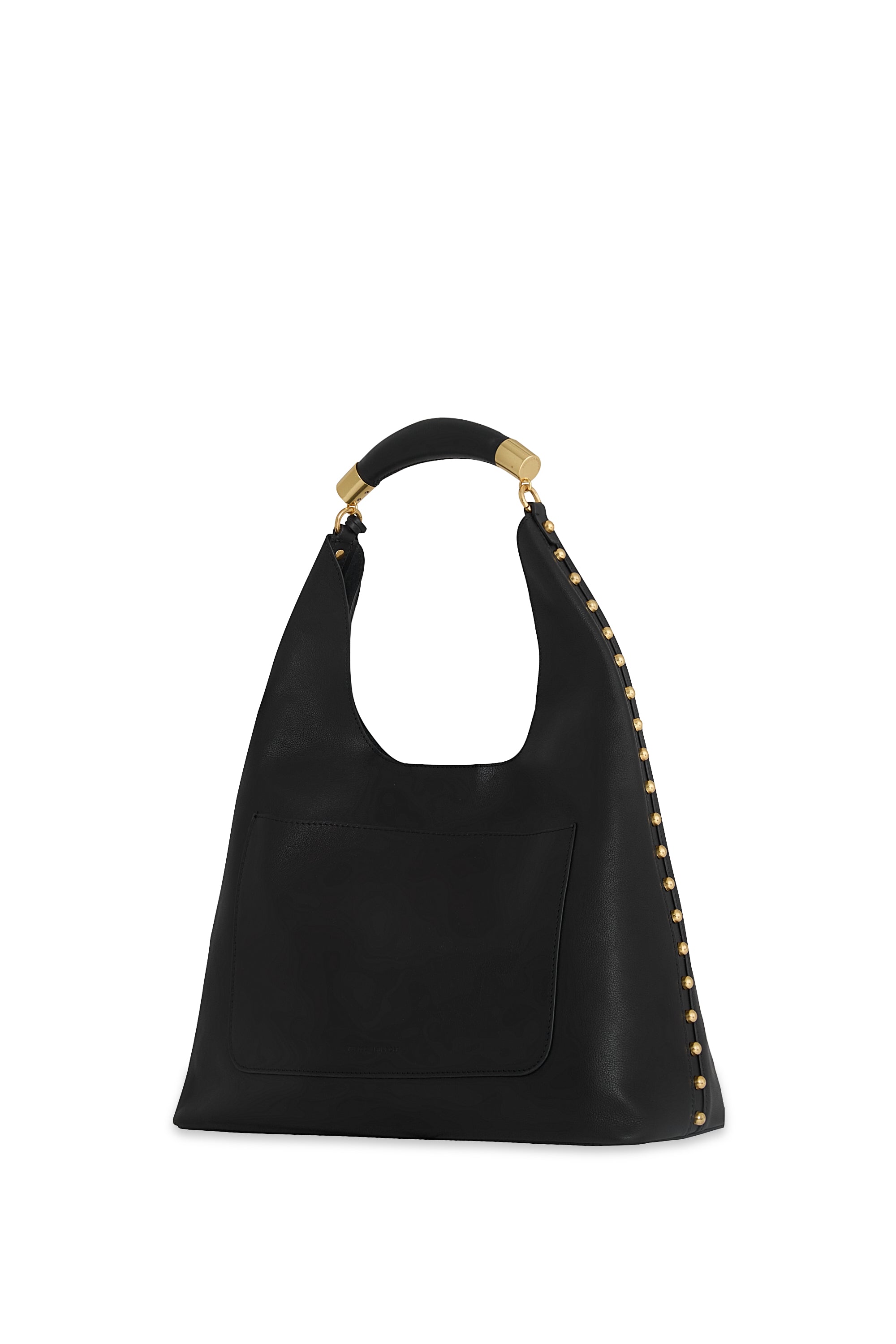 Rebecca Minkoff Nolita Hobo Shoulder Bag with Studded Trim, Black