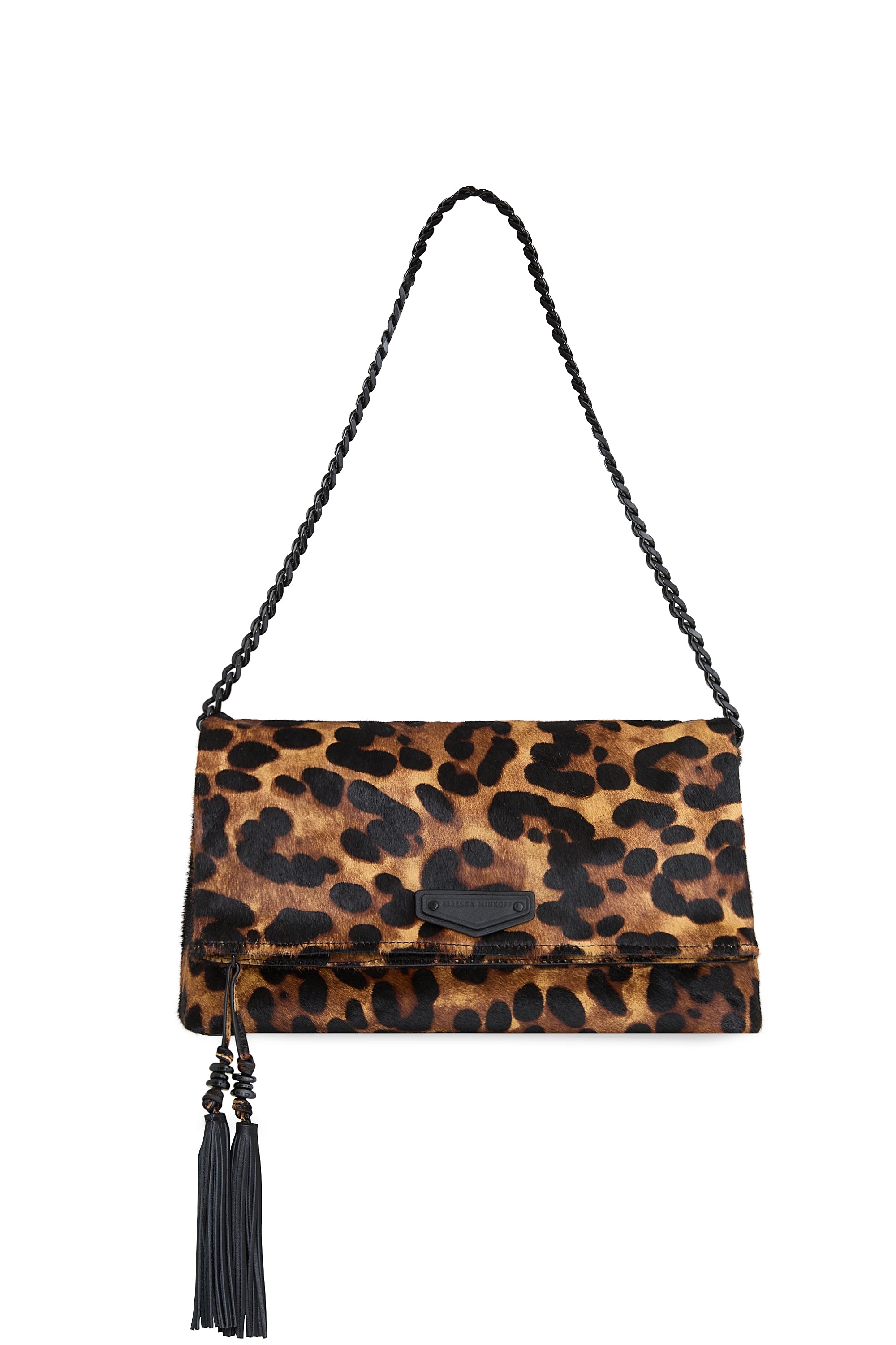 Rebecca Minkoff Tessa Convertible Clutch Leopard / Black