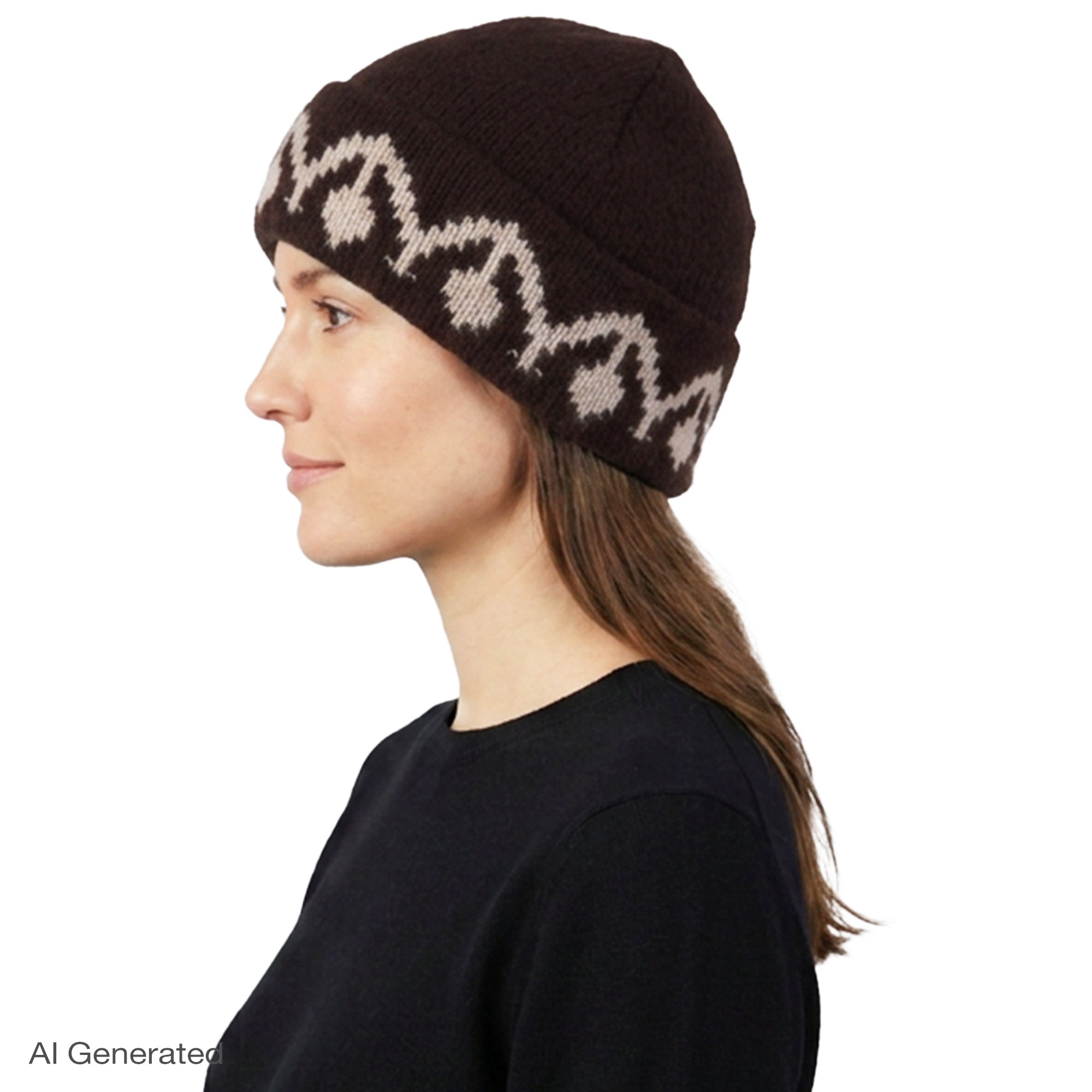Rebecca Minkoff Monogram Cuff Knit Beanie