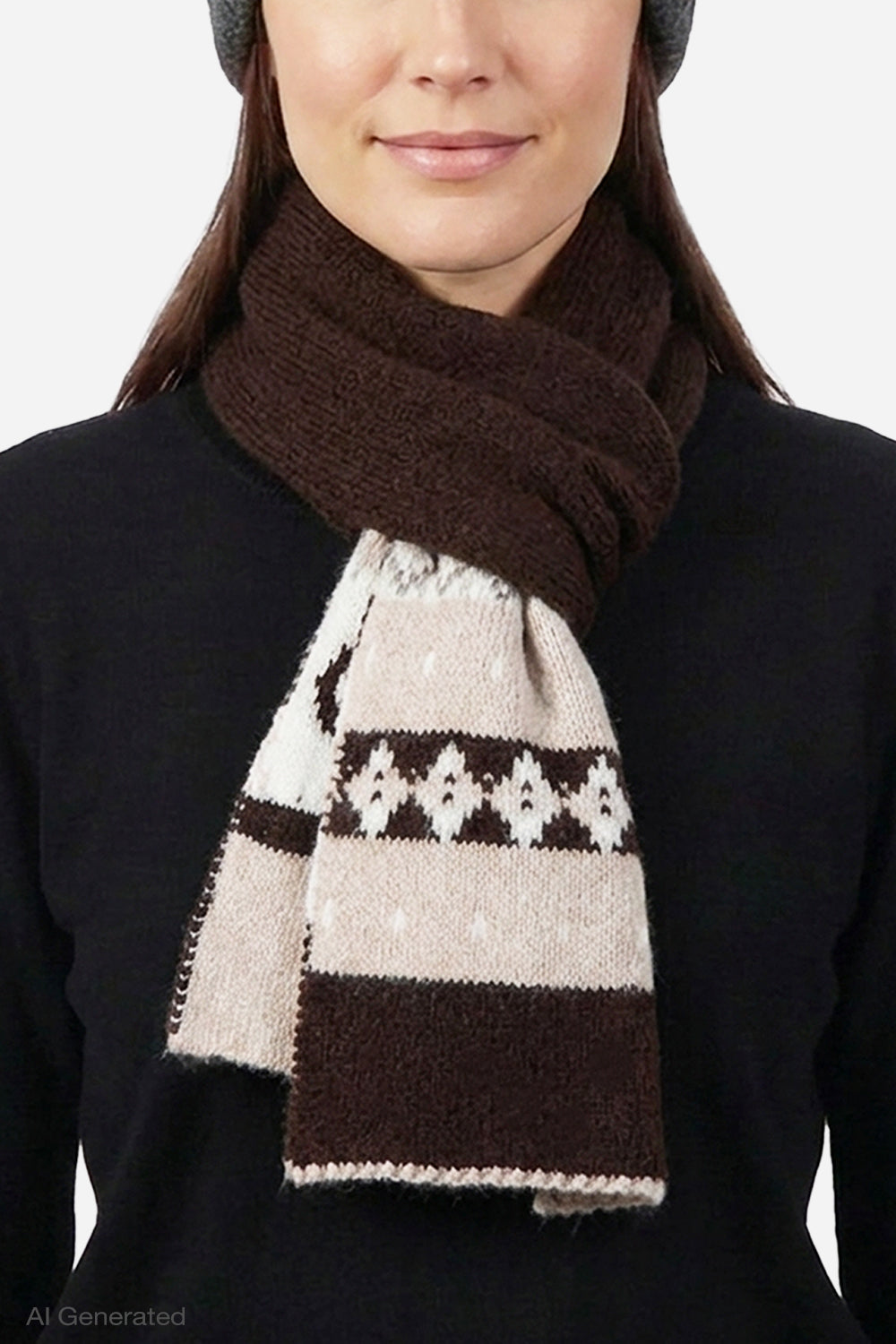 Rebecca Minkoff Heather Knit Ikat Scarf
