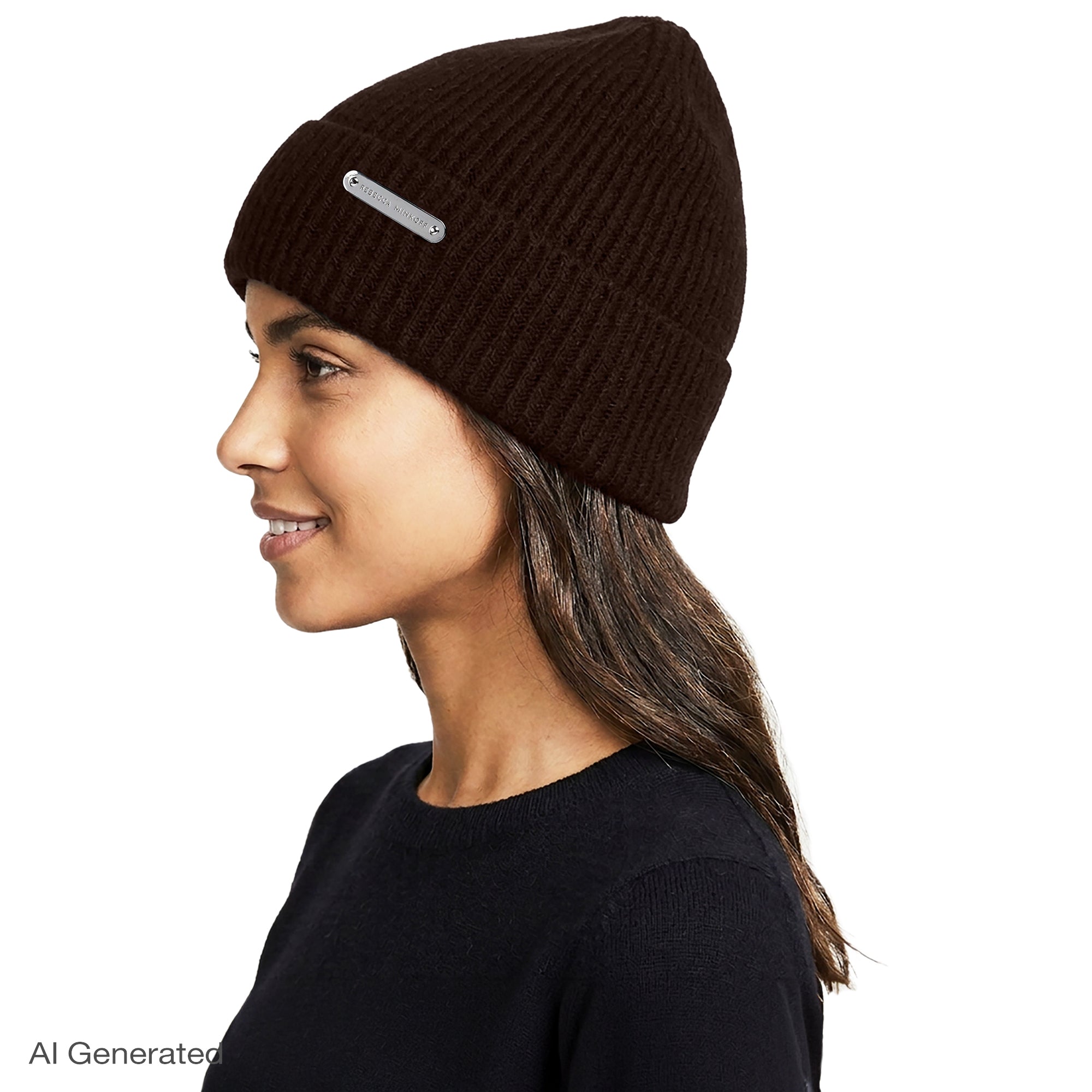 Rebecca Minkoff Rib Knit Cuff Beanie