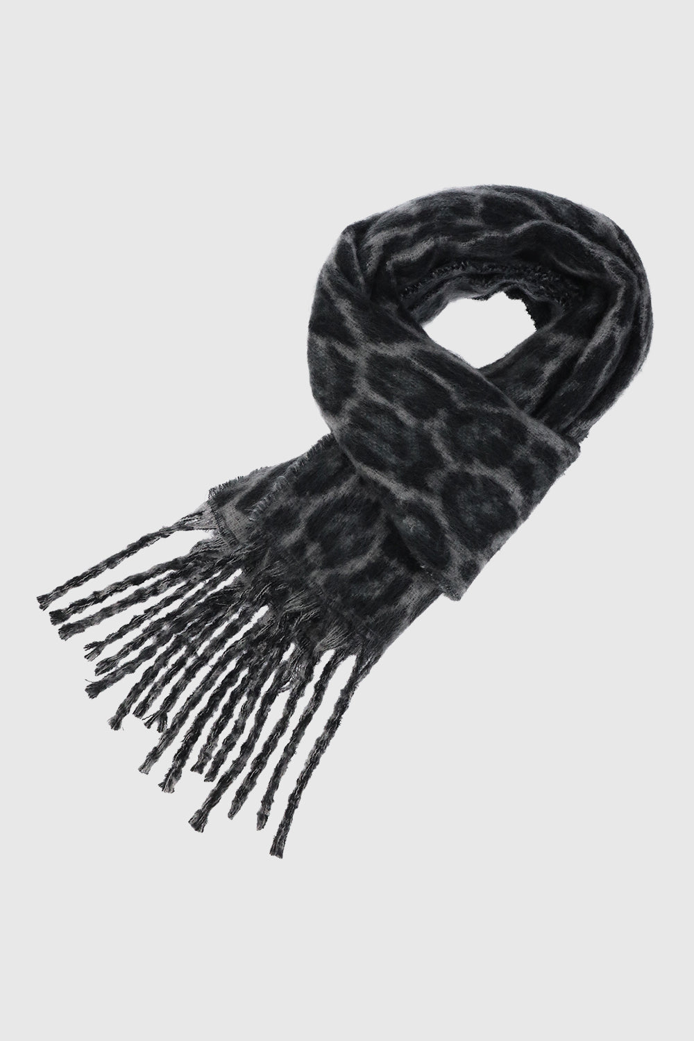 Rebecca Minkoff Brushed Woven Leopard Jacquard Scarf