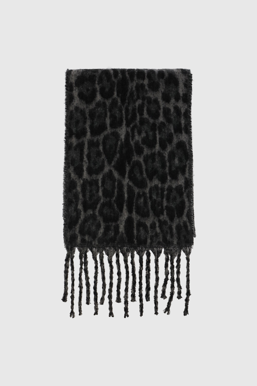 Rebecca Minkoff Brushed Woven Leopard Jacquard Scarf