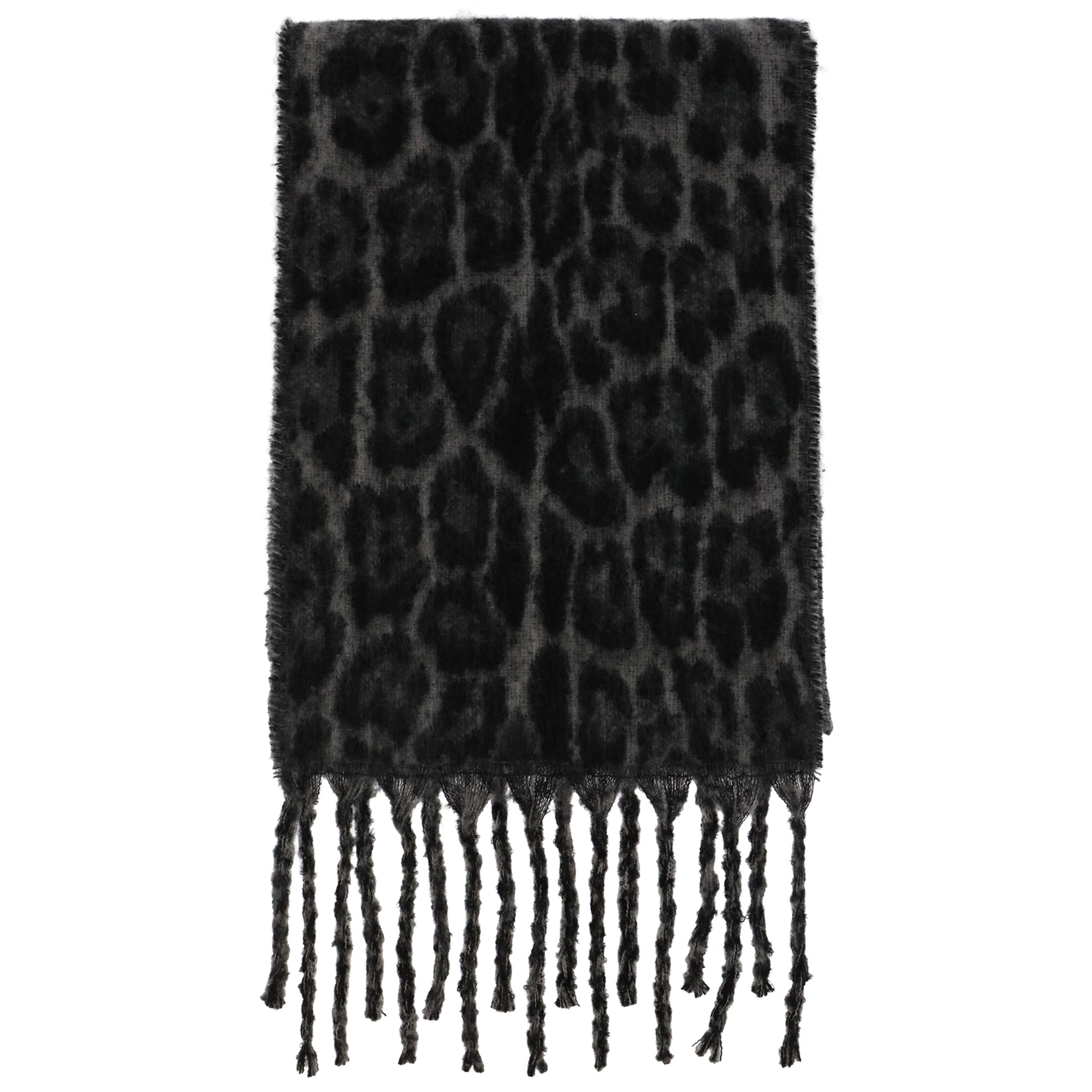Rebecca Minkoff Brushed Woven Leopard Jacquard Scarf