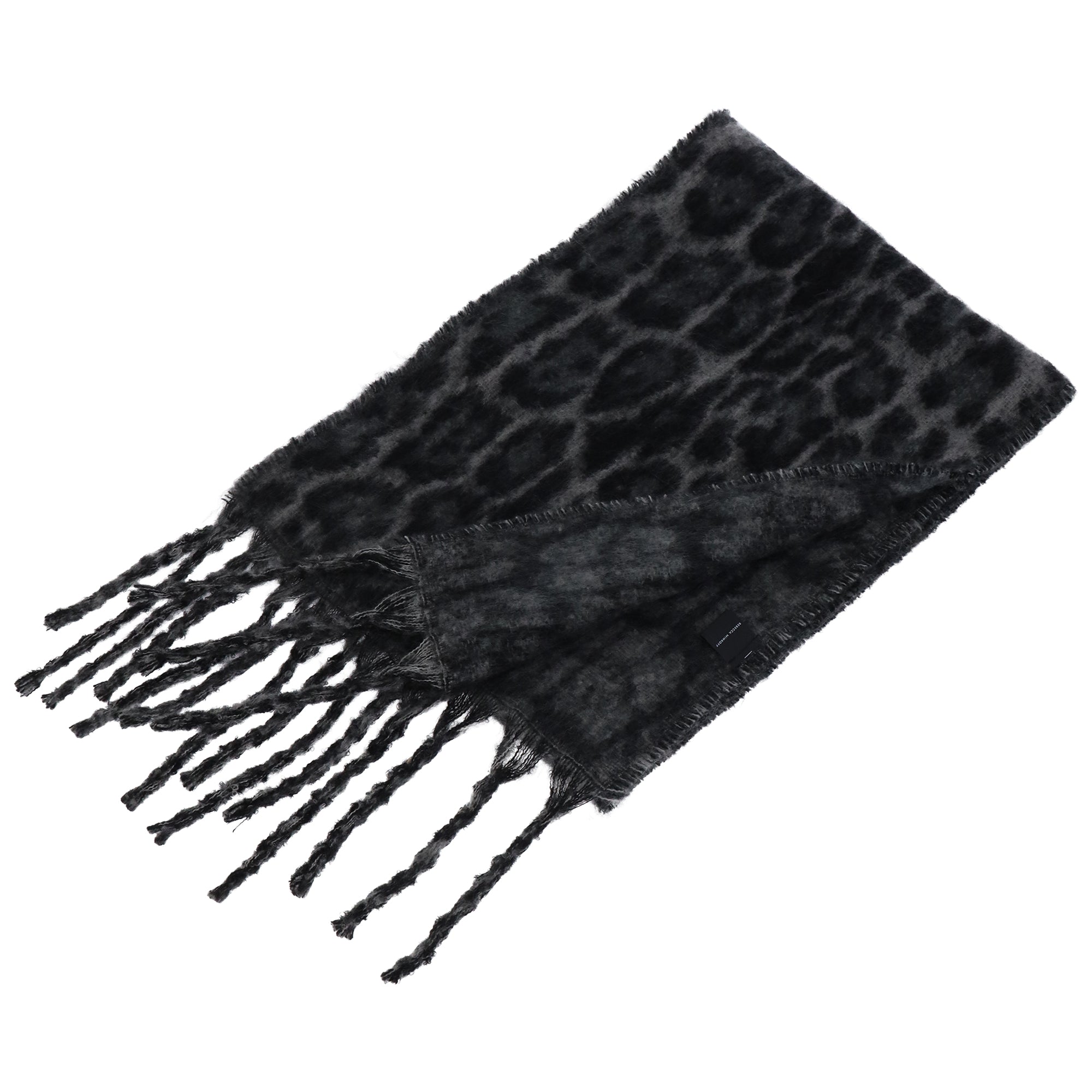 Rebecca Minkoff Brushed Woven Leopard Jacquard Scarf