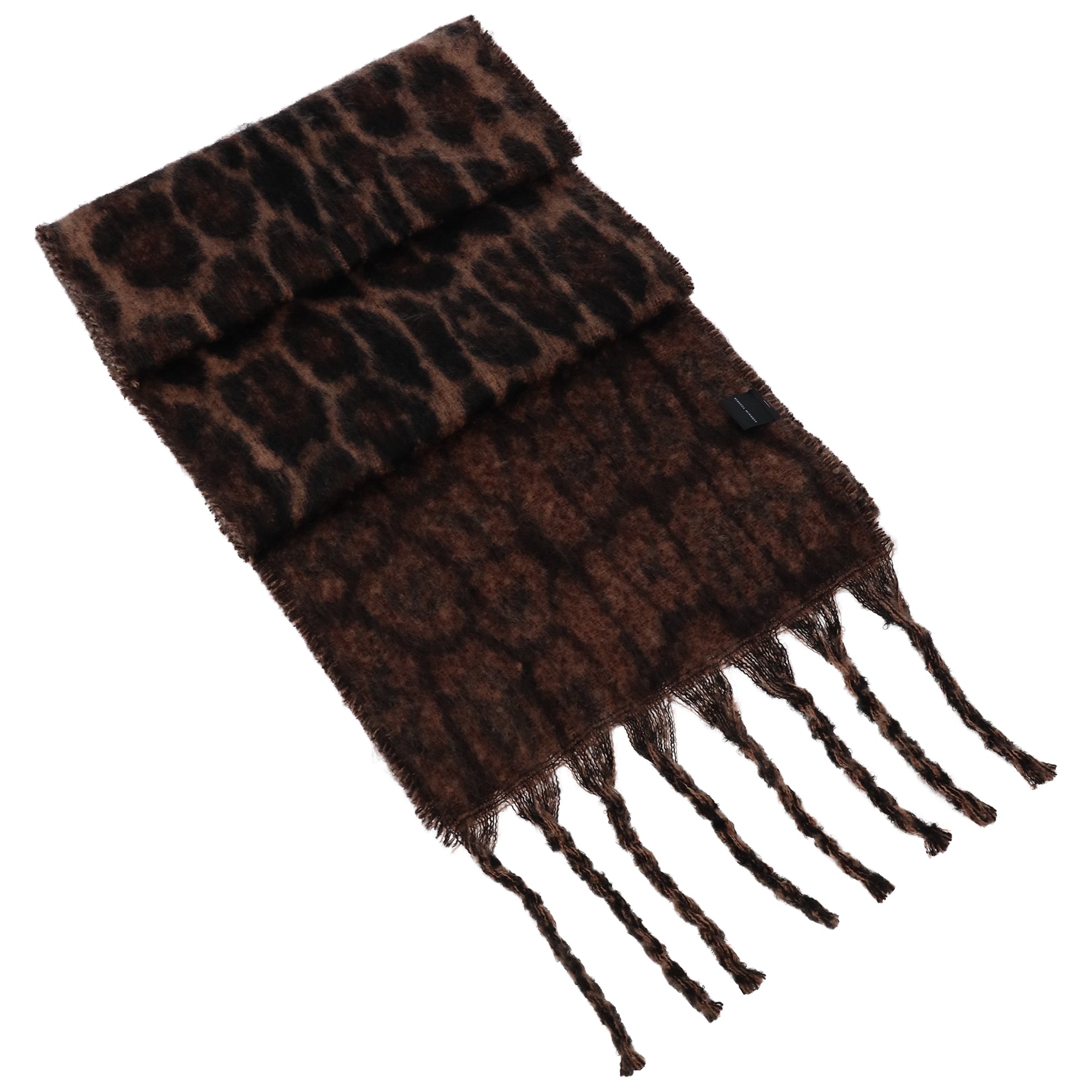 Rebecca Minkoff Brushed Woven Leopard Jacquard Scarf