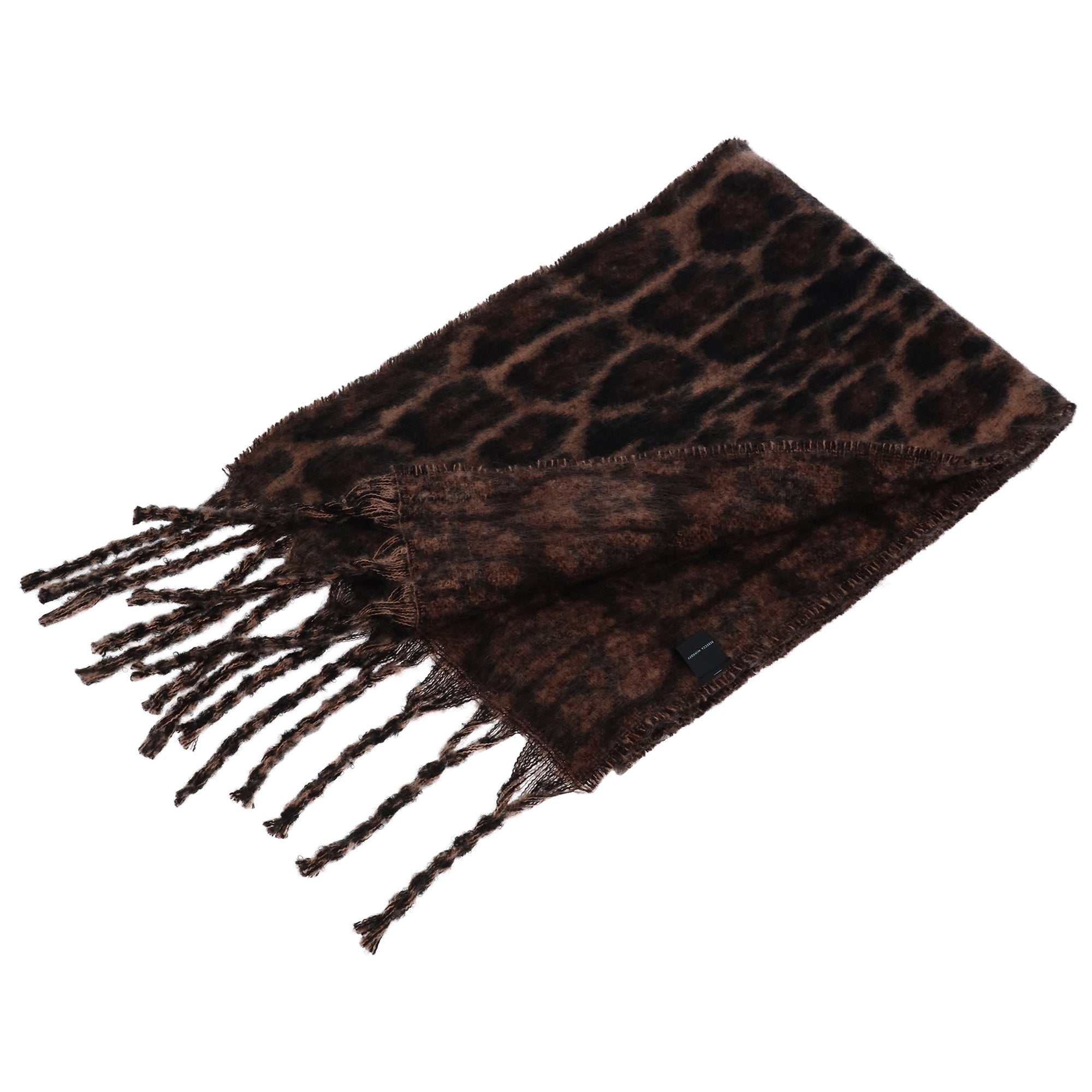 Rebecca Minkoff Brushed Woven Leopard Jacquard Scarf