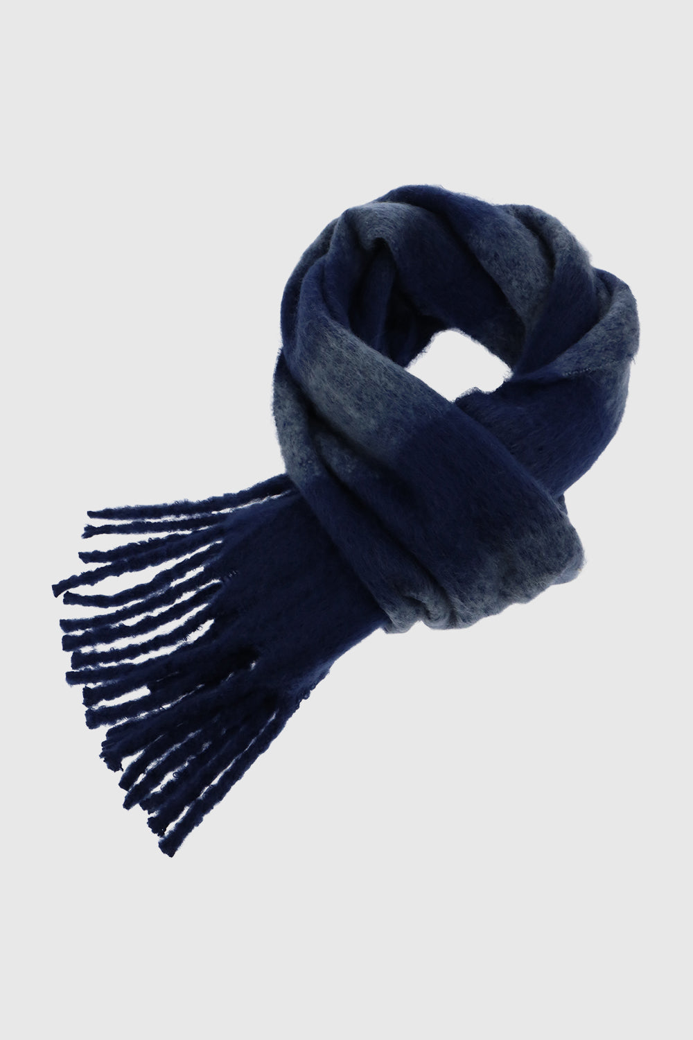 Rebecca Minkoff Brushed Acrylic Striped Blanket Scarf with Fringe