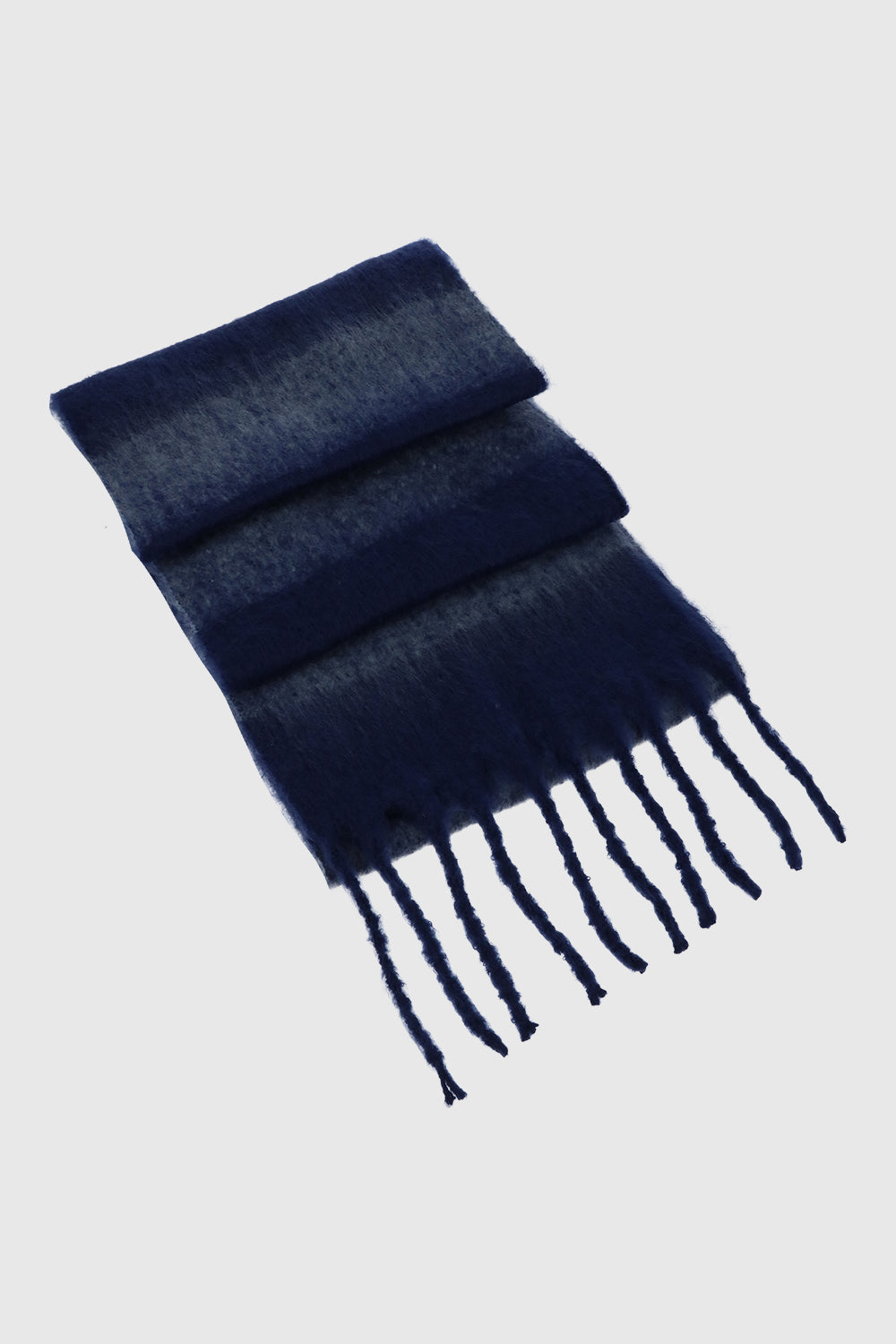Rebecca Minkoff Brushed Acrylic Striped Blanket Scarf with Fringe