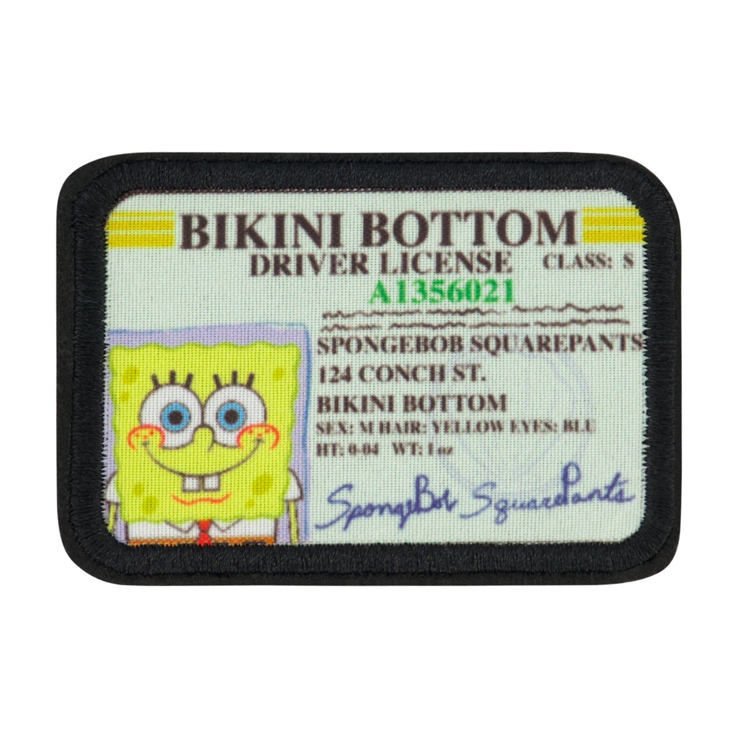Spongebob Squarepants 4-Piece Pin and Patch Set, Embroidered Applique for Clothes, Dress, Hats, Jeans, Multi