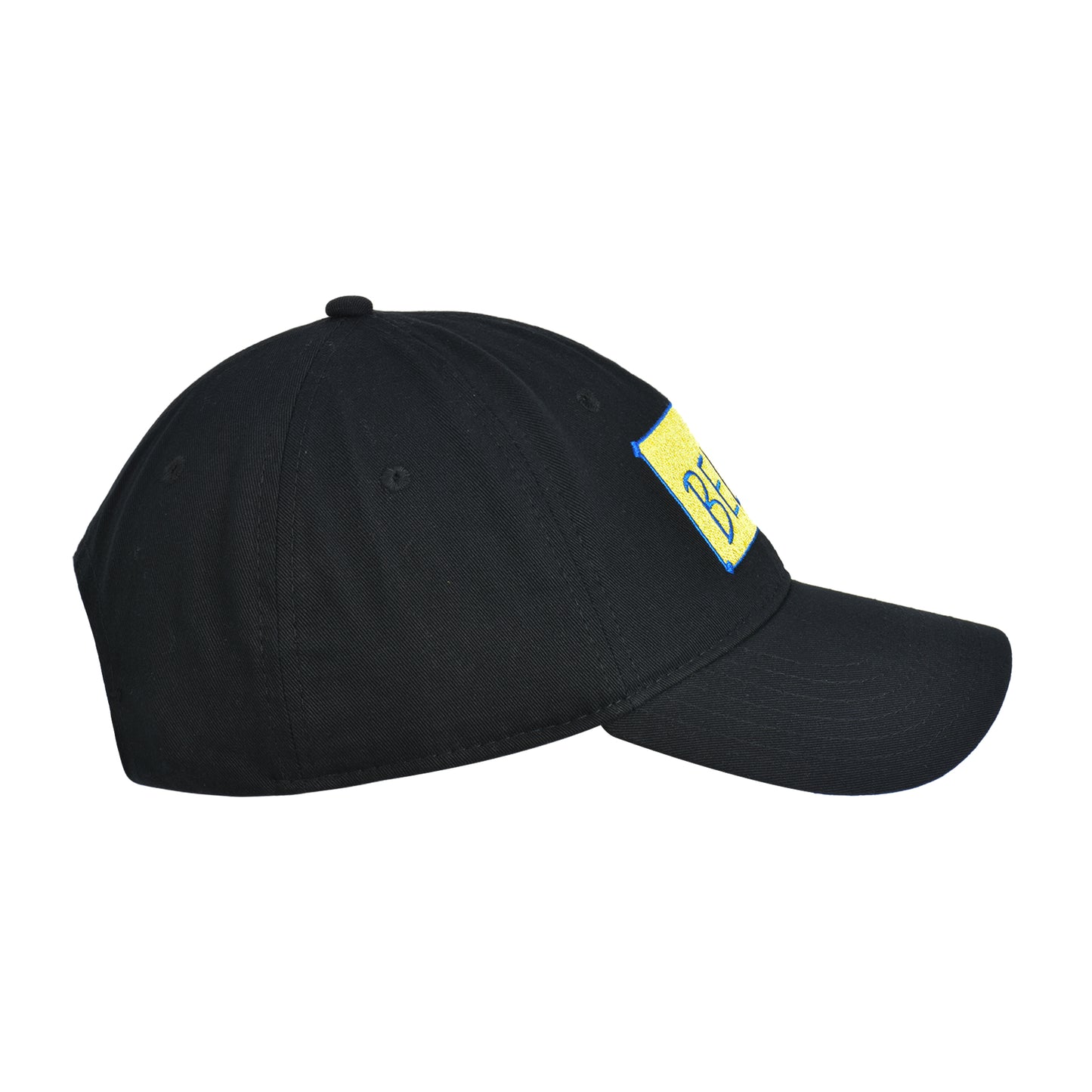 Ted Lasso Dad Hat, Believe Print Cotton Adjustable Baseball Cap with Curved Brim, Black, One Size