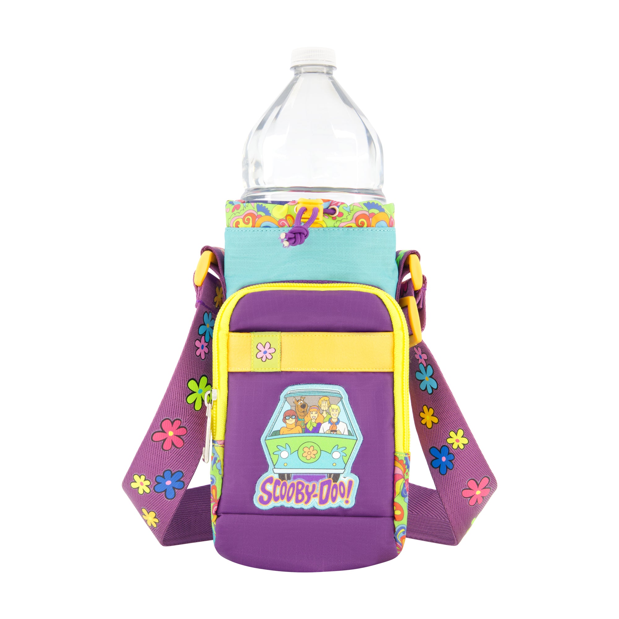 Scooby- Doo Mystery Machine Water Bottle Crossbody, Multi