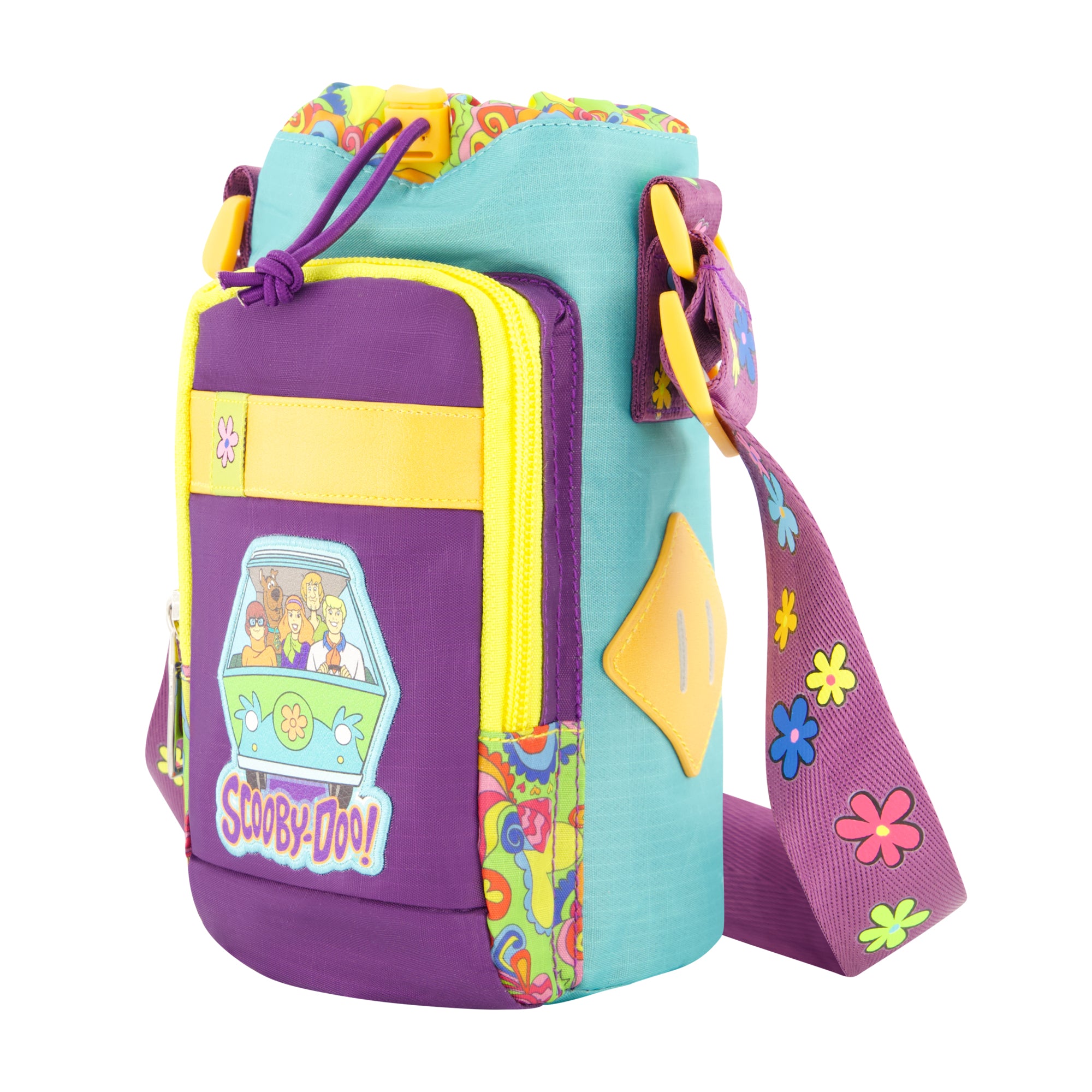 Scooby- Doo Mystery Machine Water Bottle Crossbody, Multi