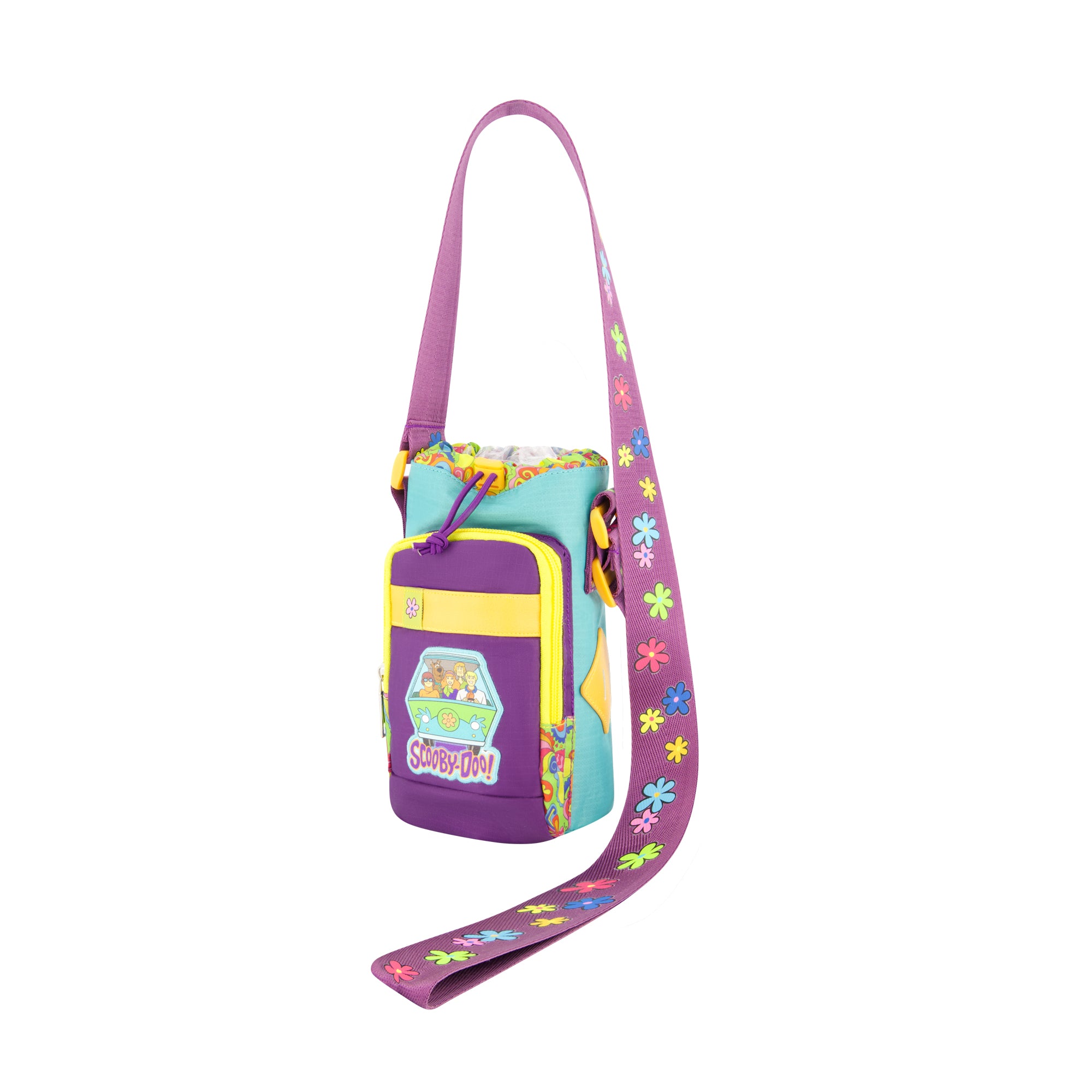 Scooby- Doo Mystery Machine Water Bottle Crossbody, Multi