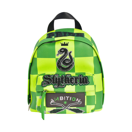 Fred Segal Harry Potter Checker Slytherin Mini Backpack, Green