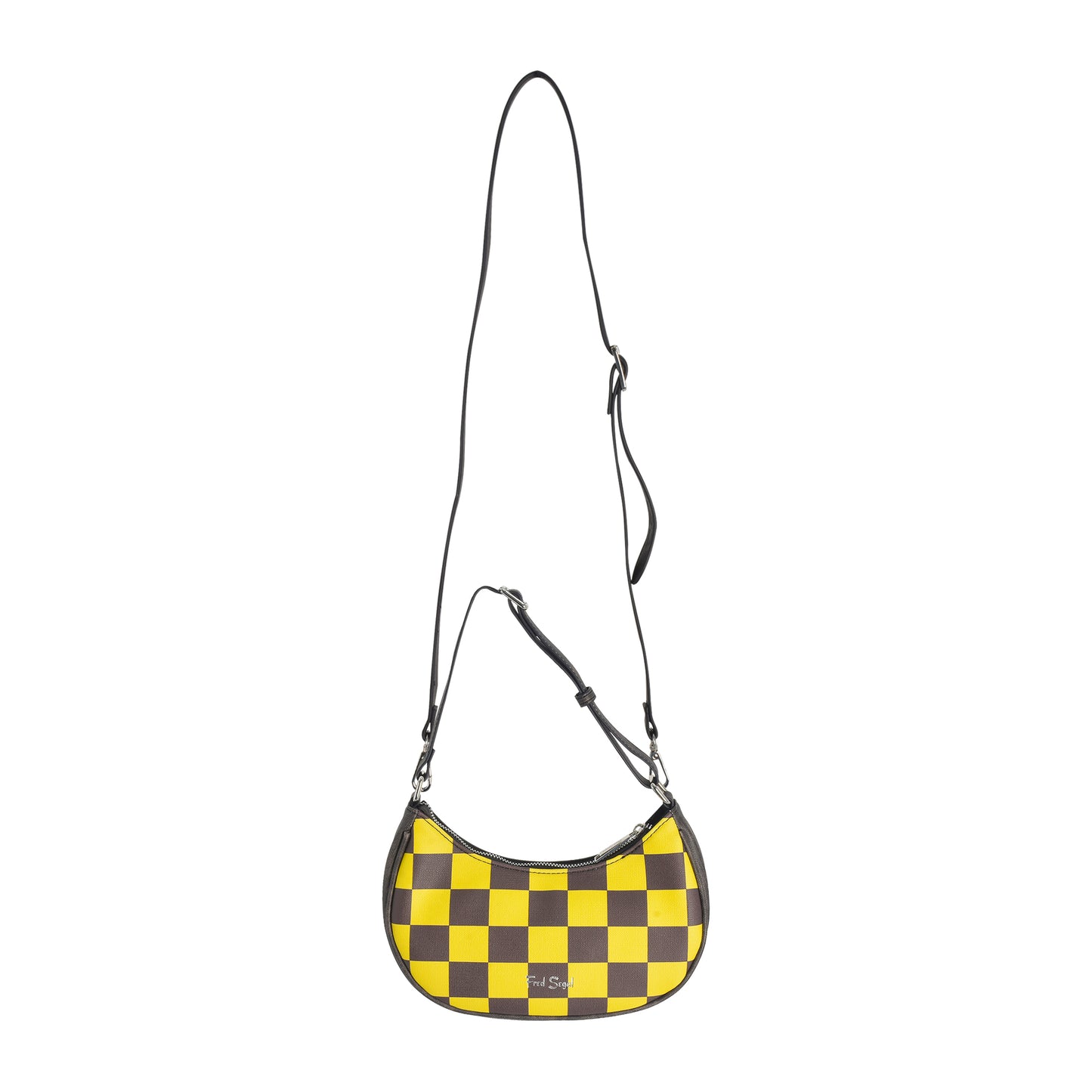 Fred Segal Harry Potter Checker Hufflepuff Shoulder Bag, Yellow